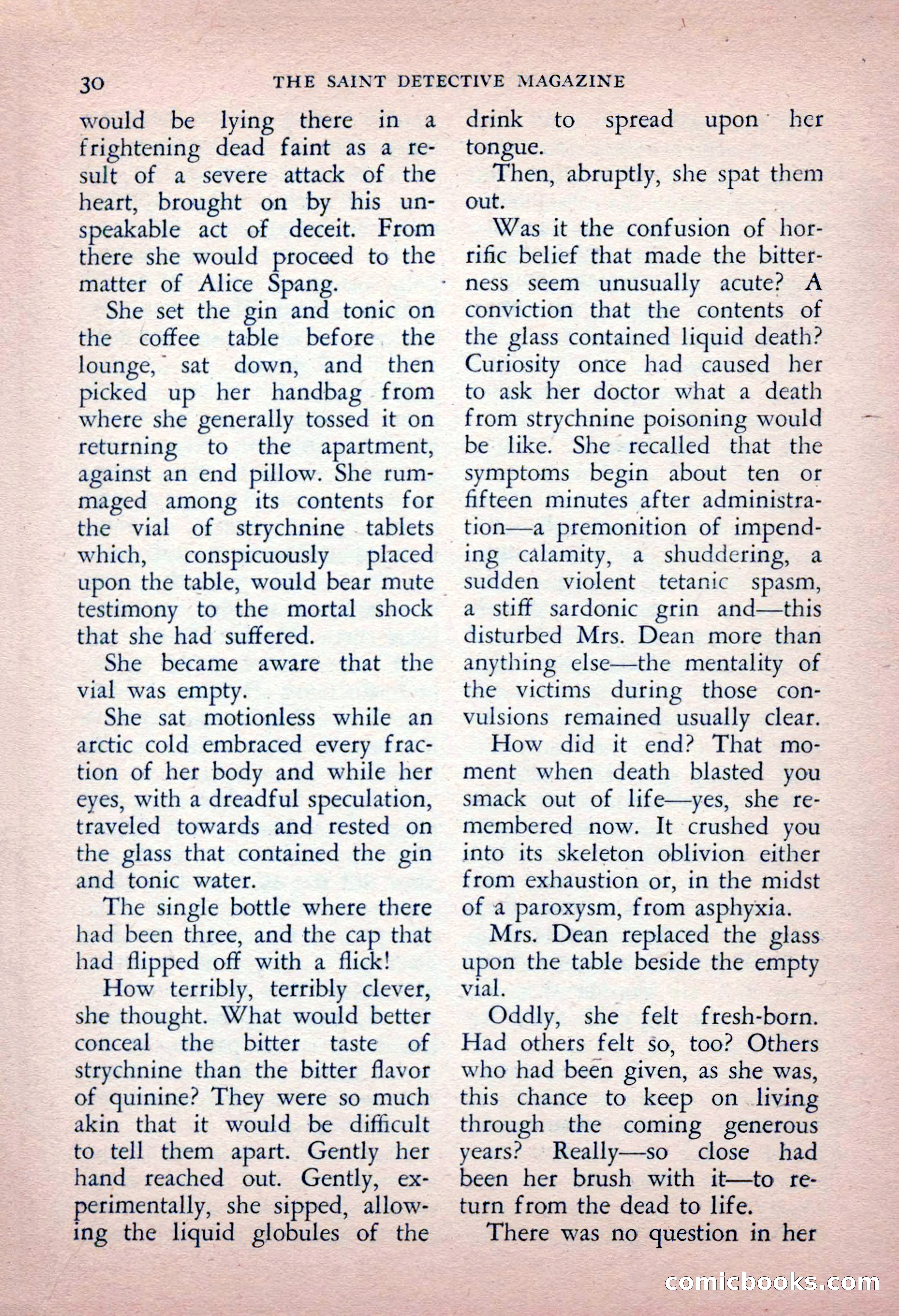 The Saint Detective Magazine, May 1956 — page 32 of 164
