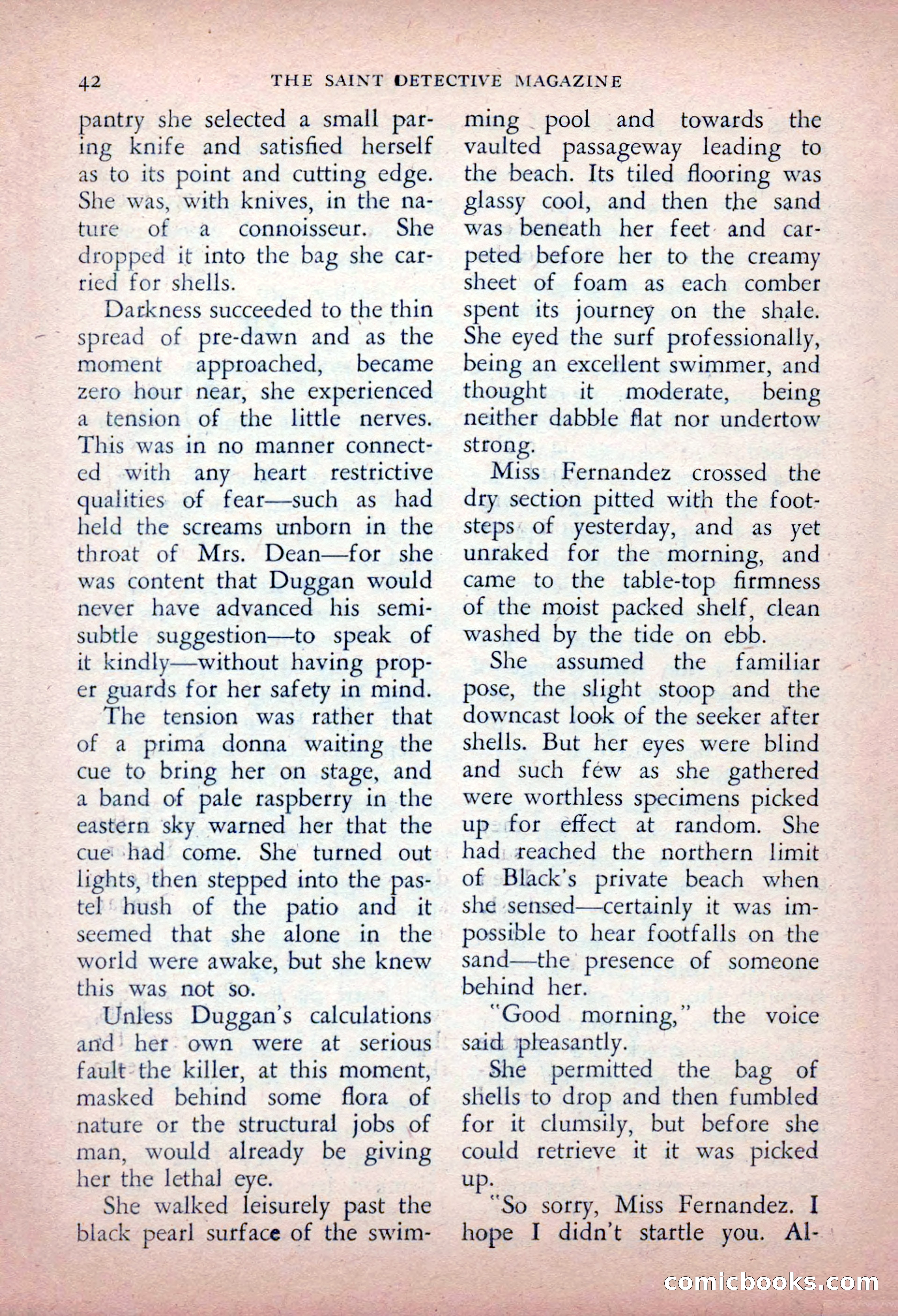 The Saint Detective Magazine, May 1956 — page 44 of 164