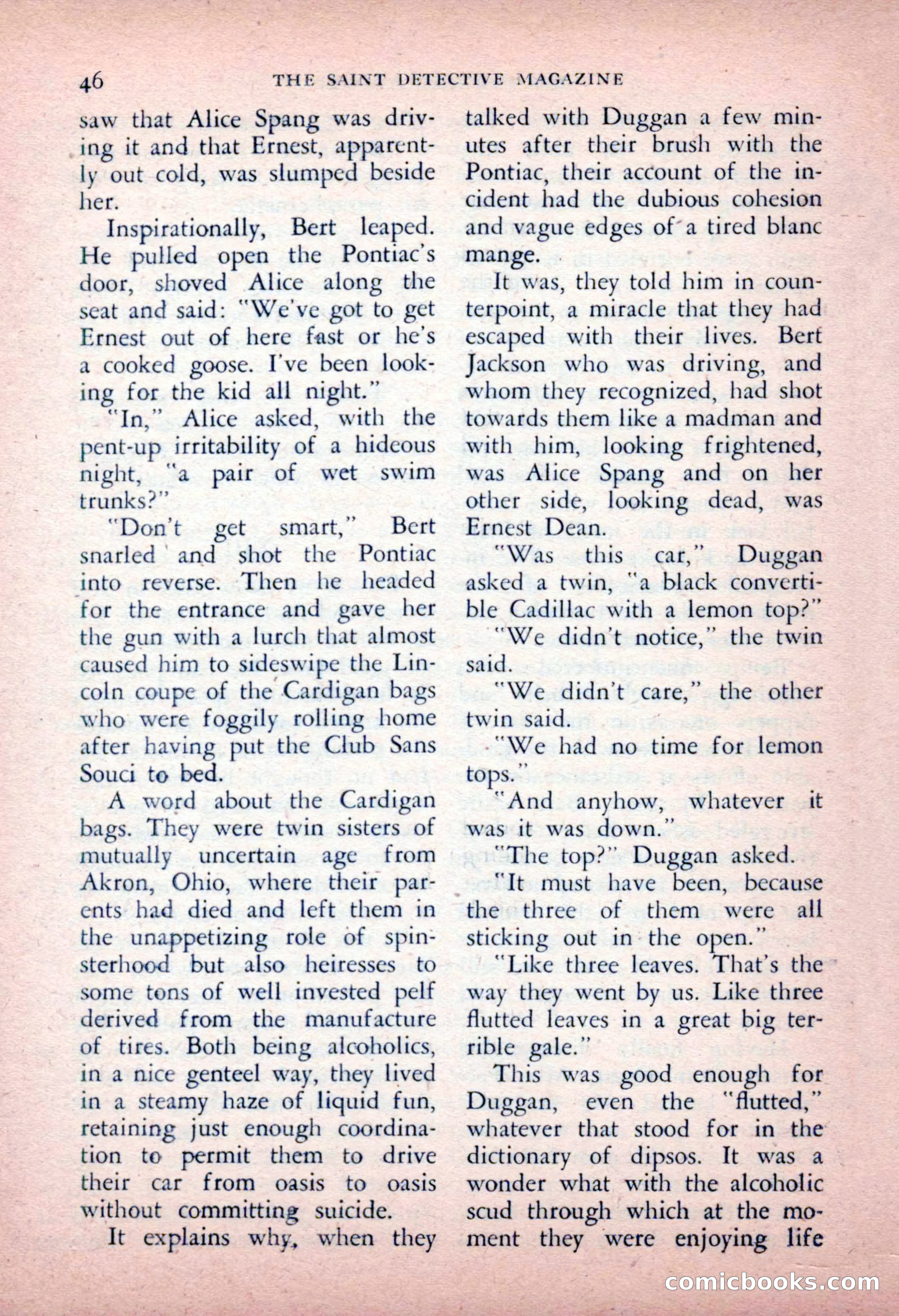 The Saint Detective Magazine, May 1956 — page 48 of 164
