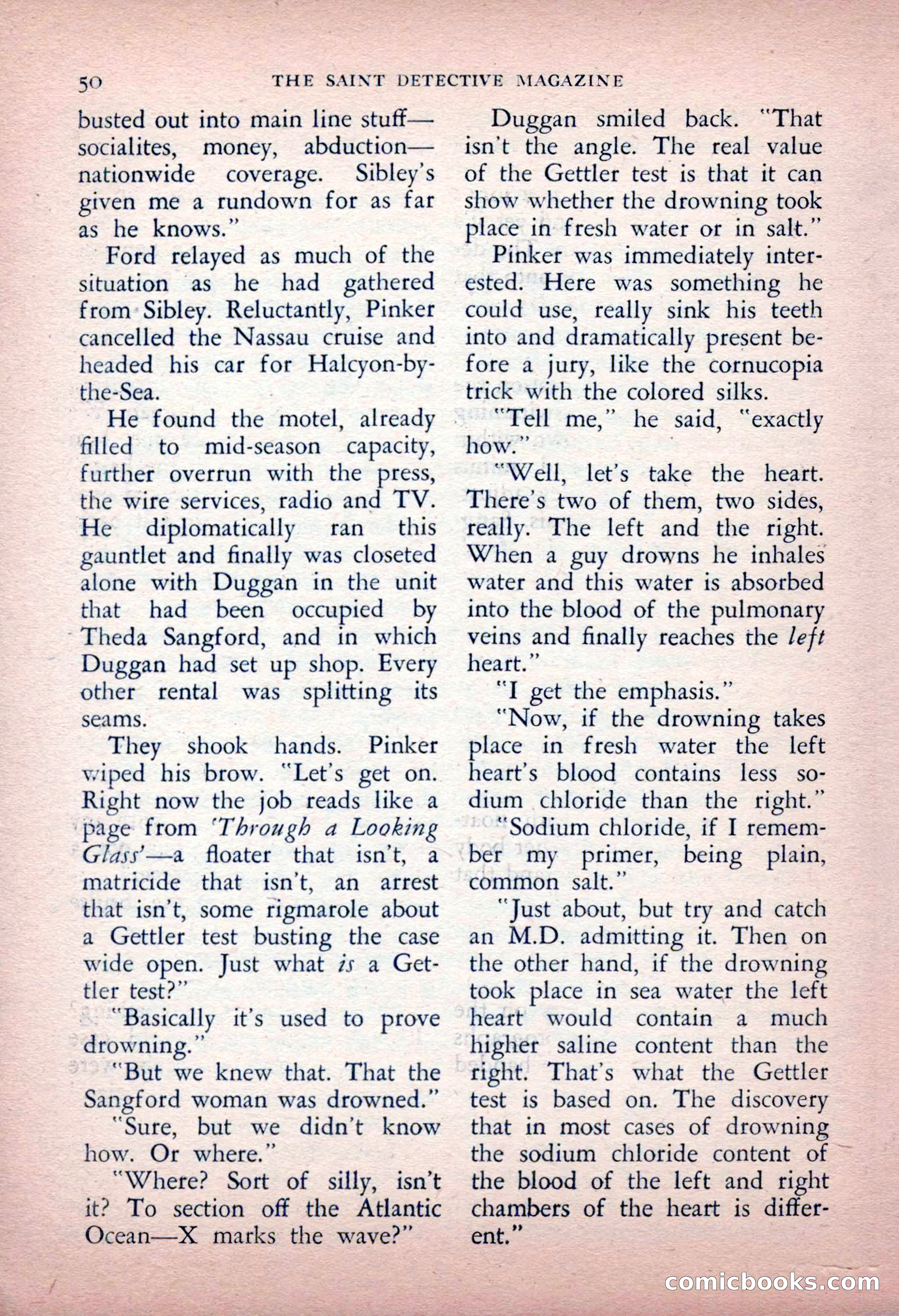 The Saint Detective Magazine, May 1956 — page 52 of 164