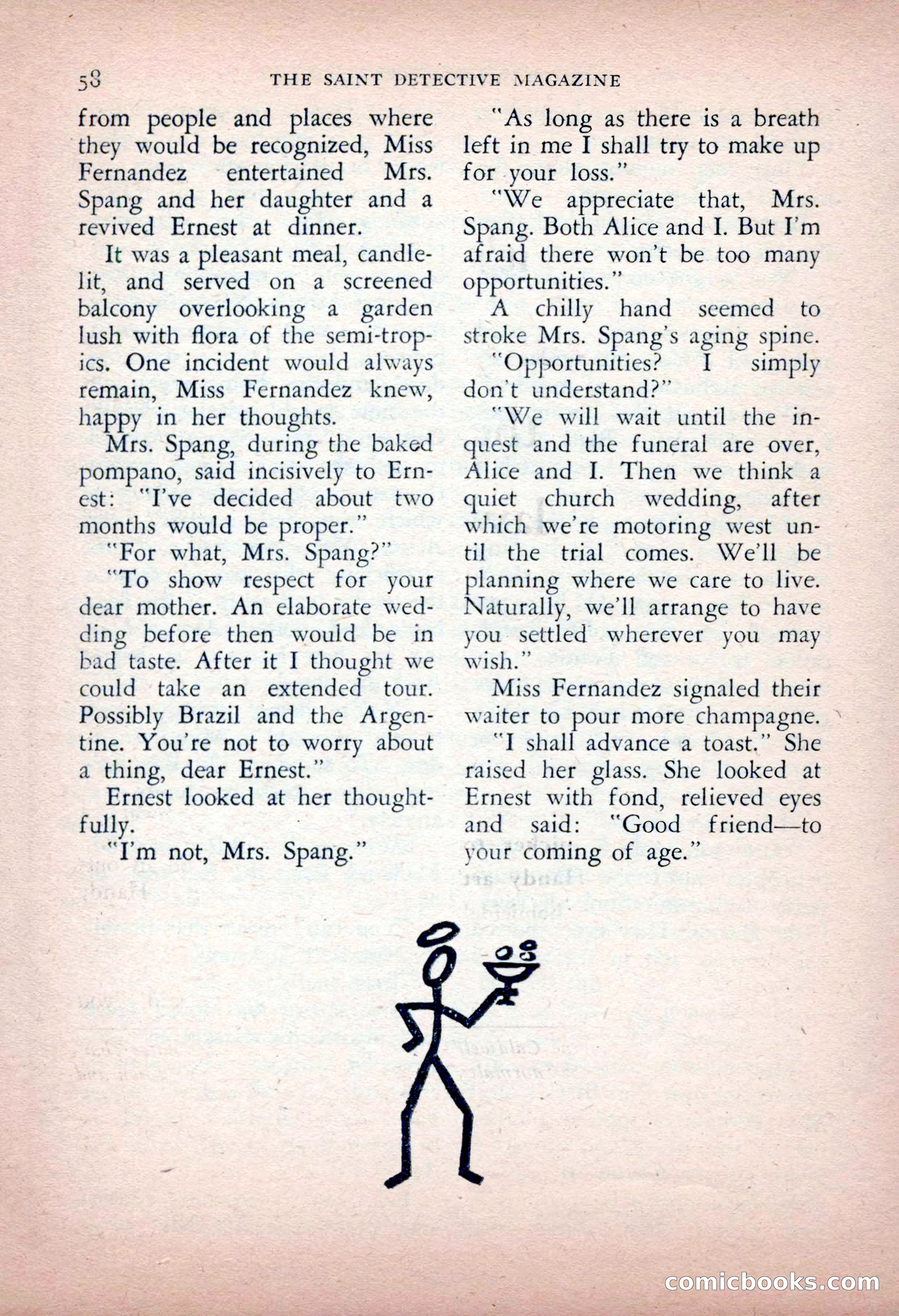 The Saint Detective Magazine, May 1956 — page 60 of 164