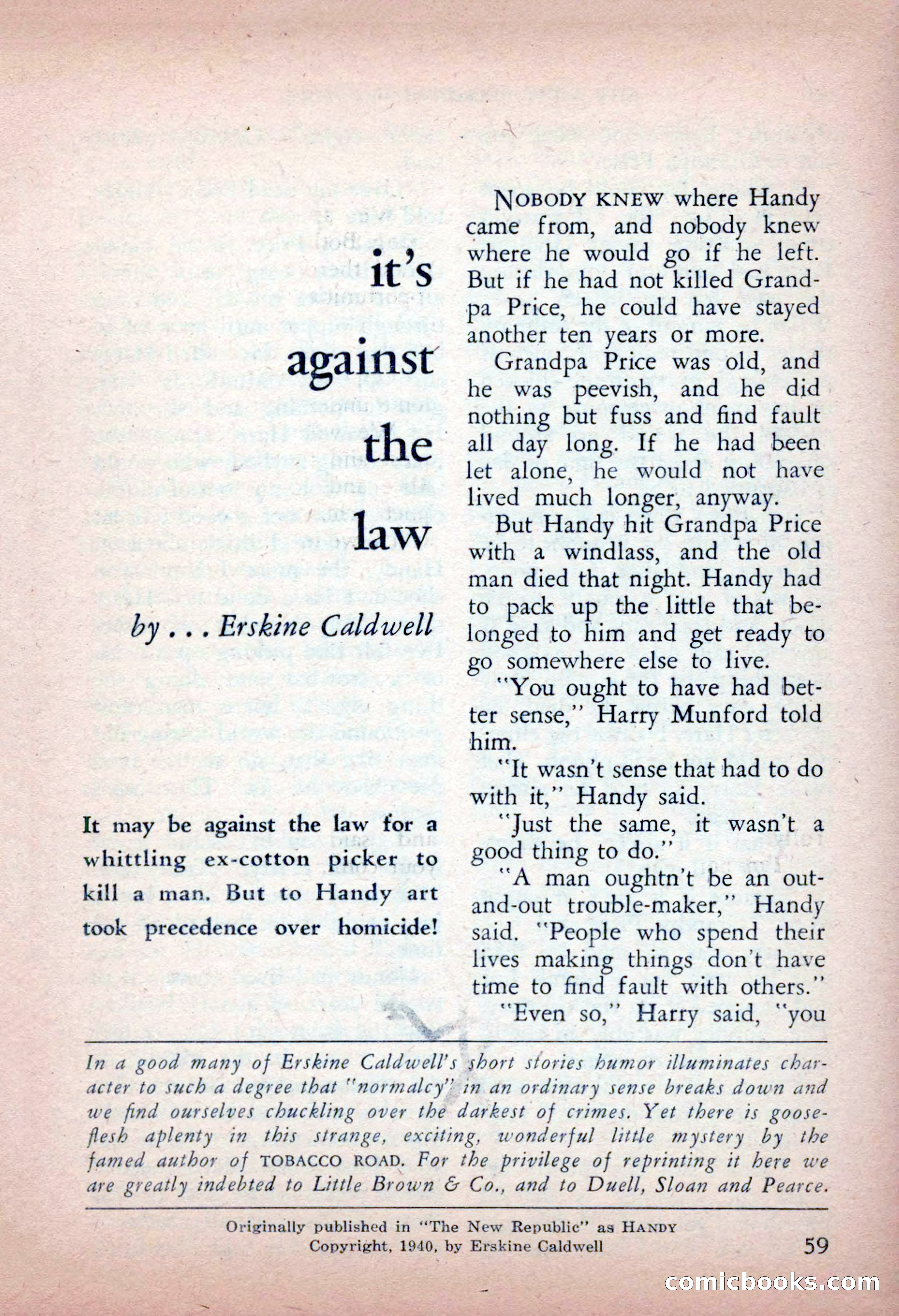 The Saint Detective Magazine, May 1956 — page 61 of 164
