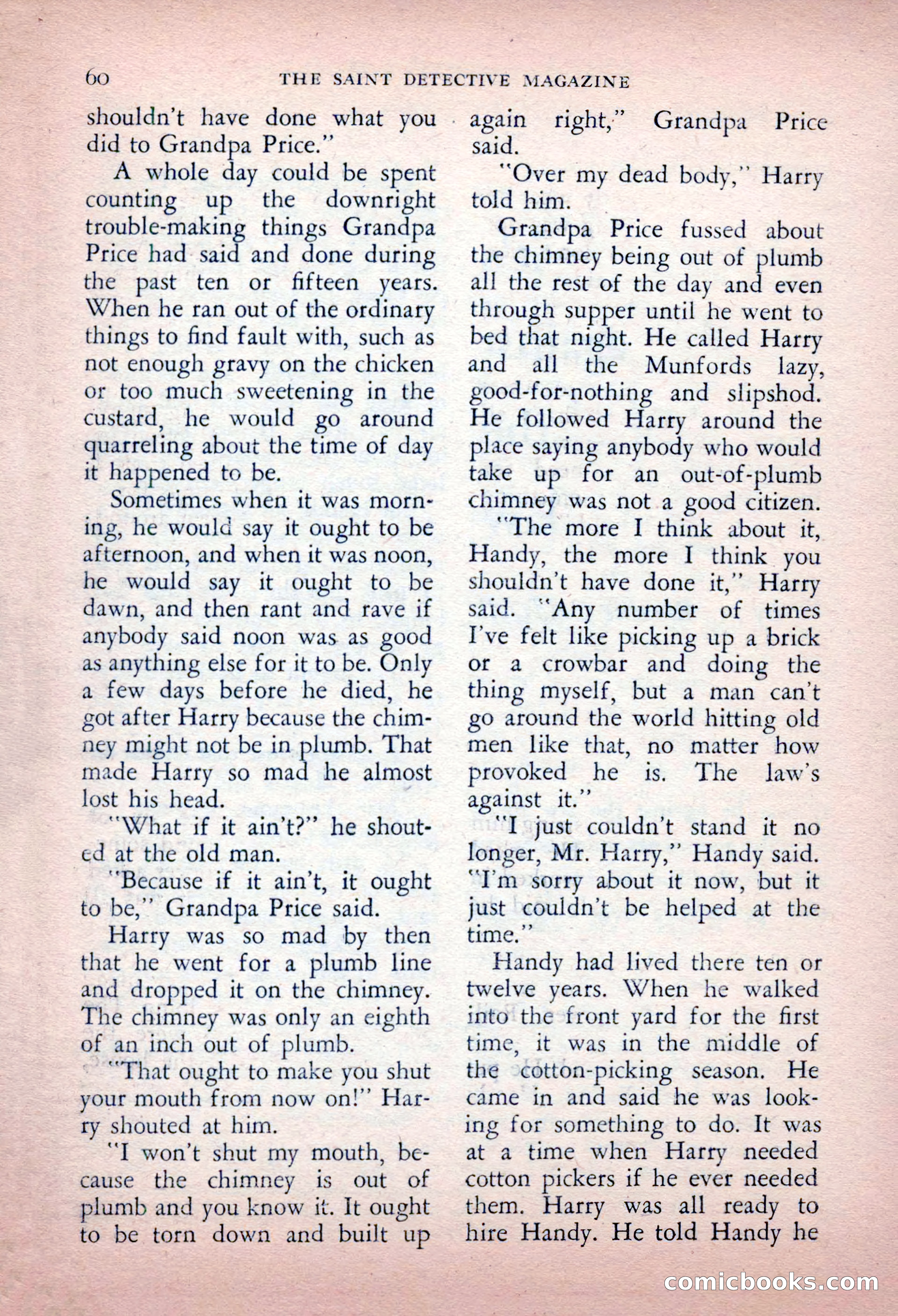 The Saint Detective Magazine, May 1956 — page 62 of 164