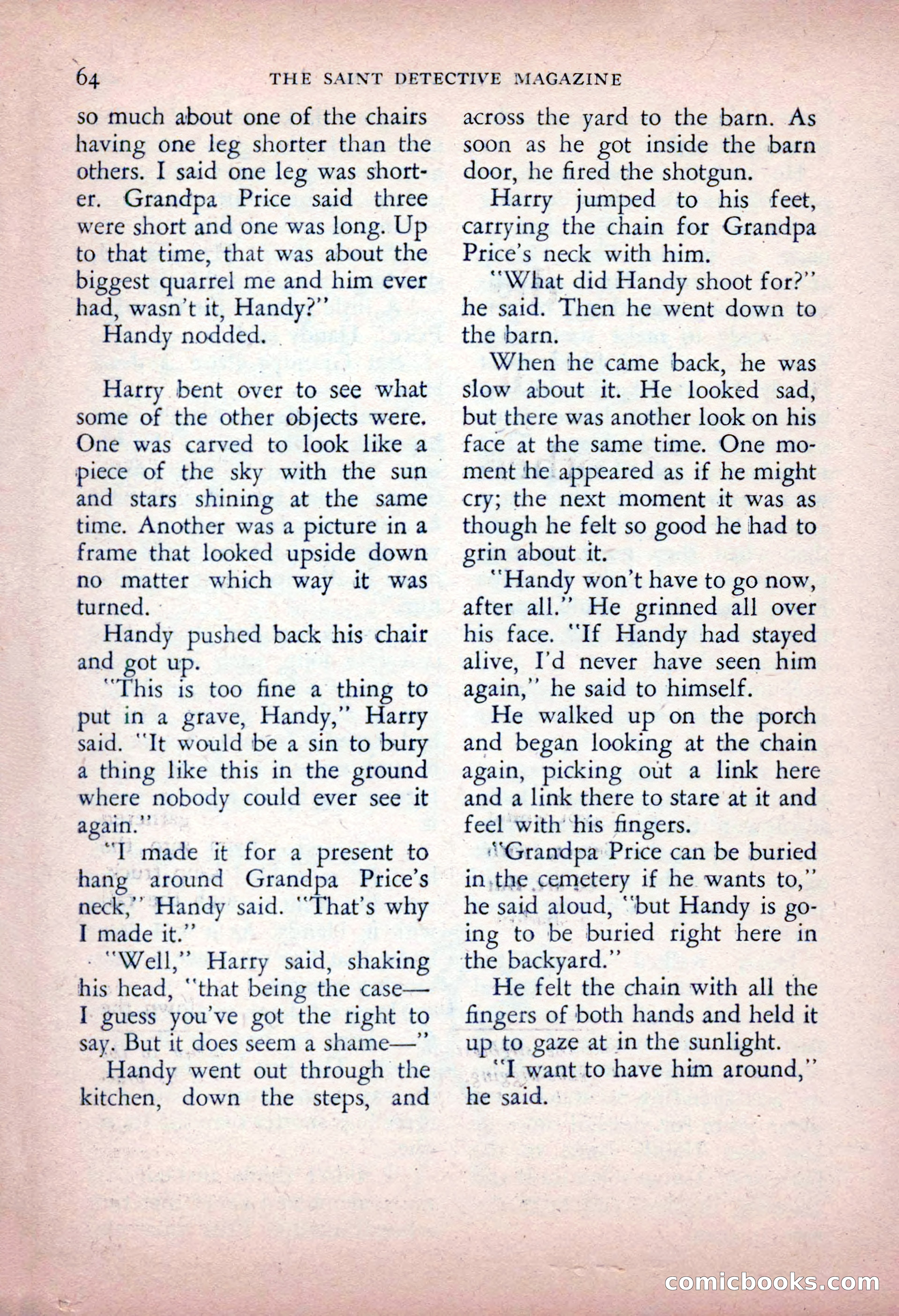 The Saint Detective Magazine, May 1956 — page 66 of 164