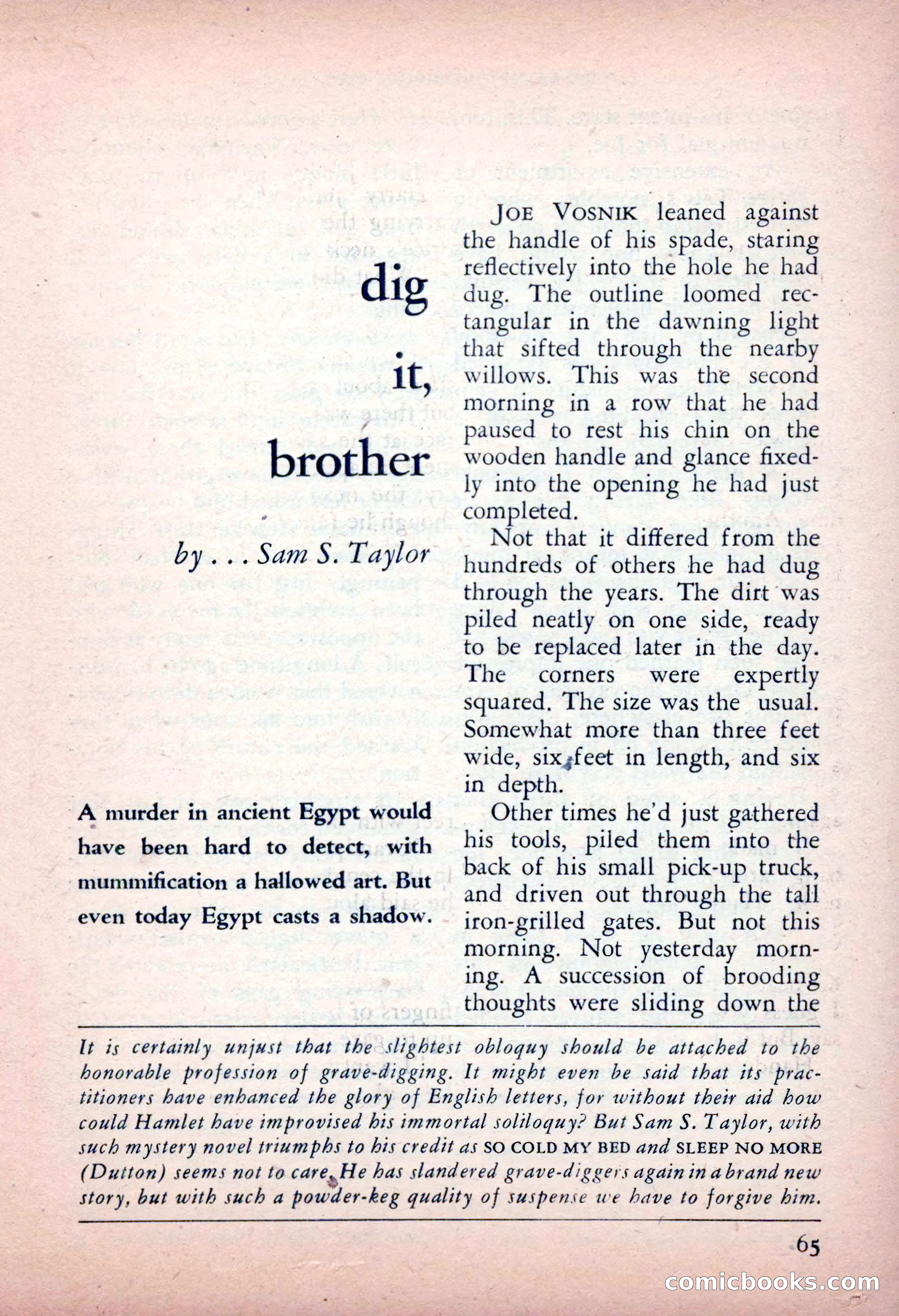 The Saint Detective Magazine, May 1956 — page 67 of 164