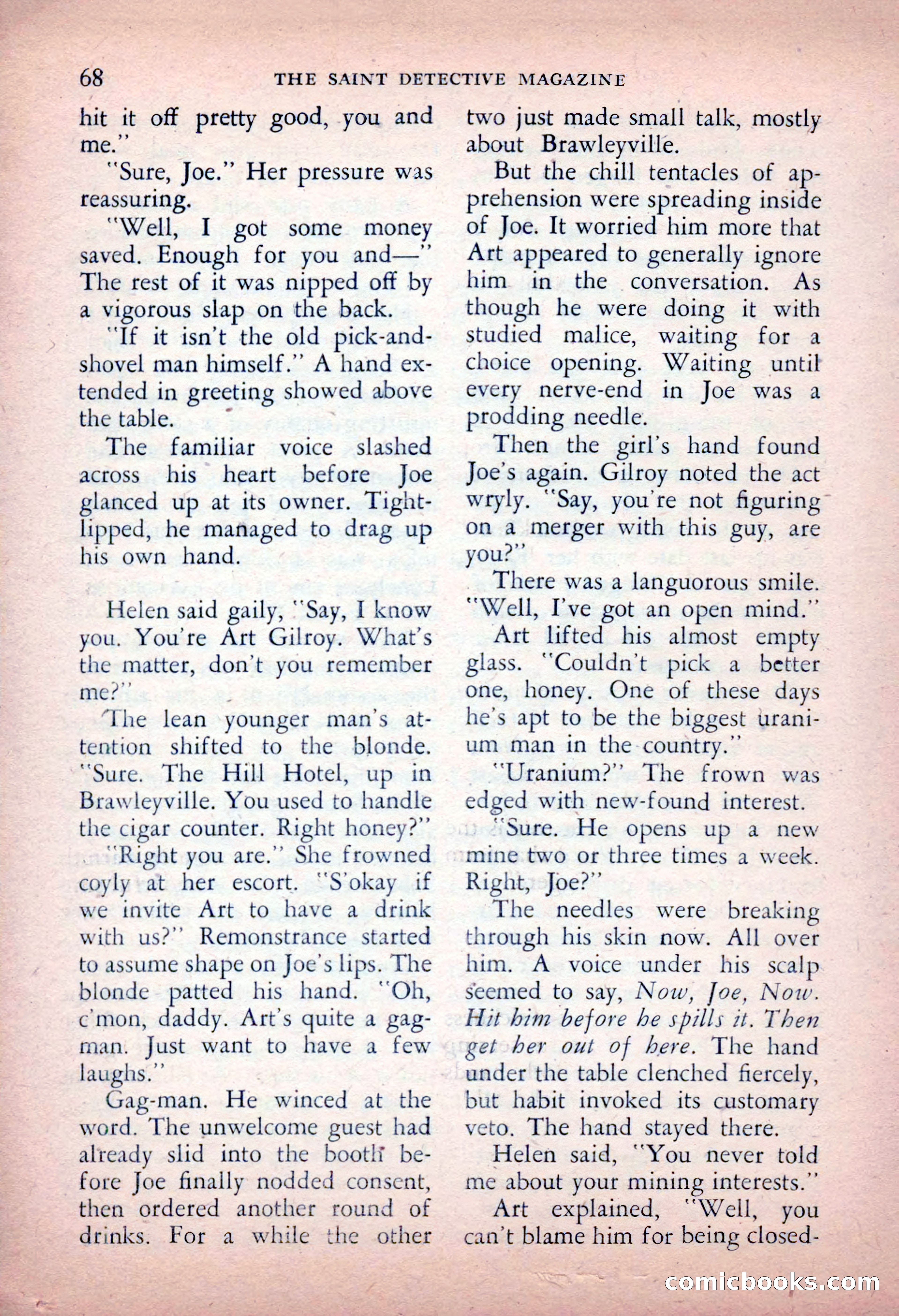 The Saint Detective Magazine, May 1956 — page 70 of 164