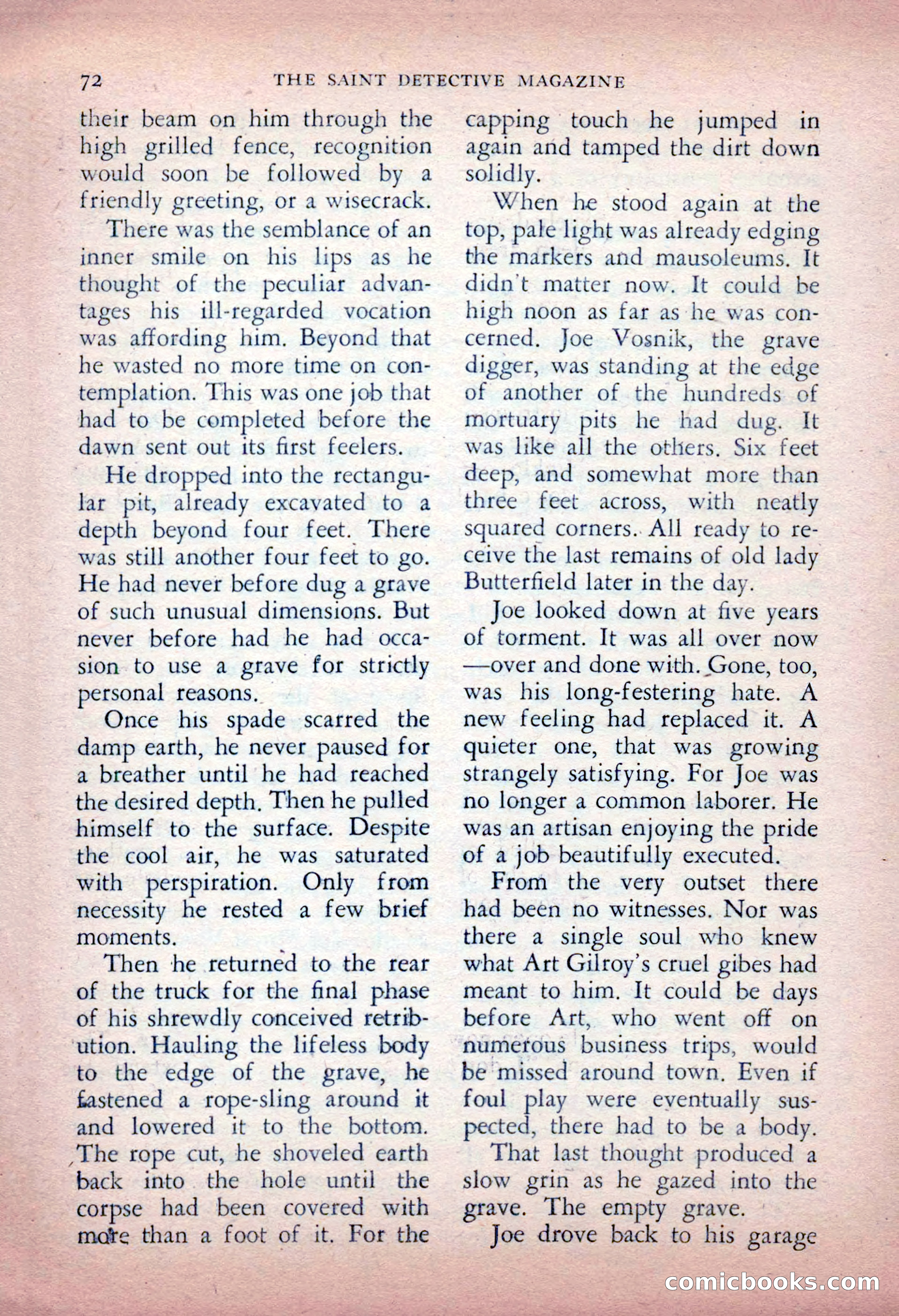 The Saint Detective Magazine, May 1956 — page 74 of 164