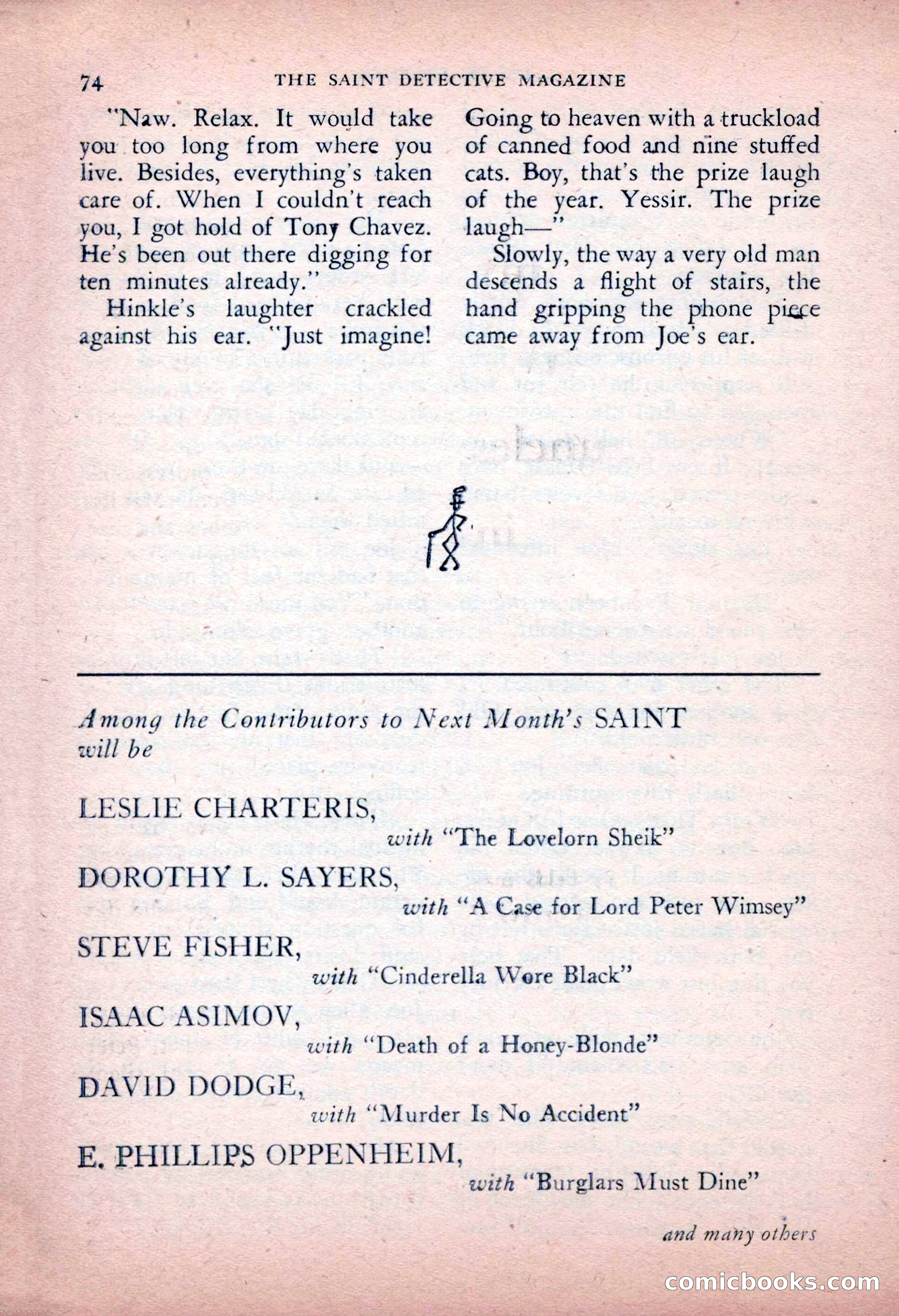 The Saint Detective Magazine, May 1956 — page 76 of 164