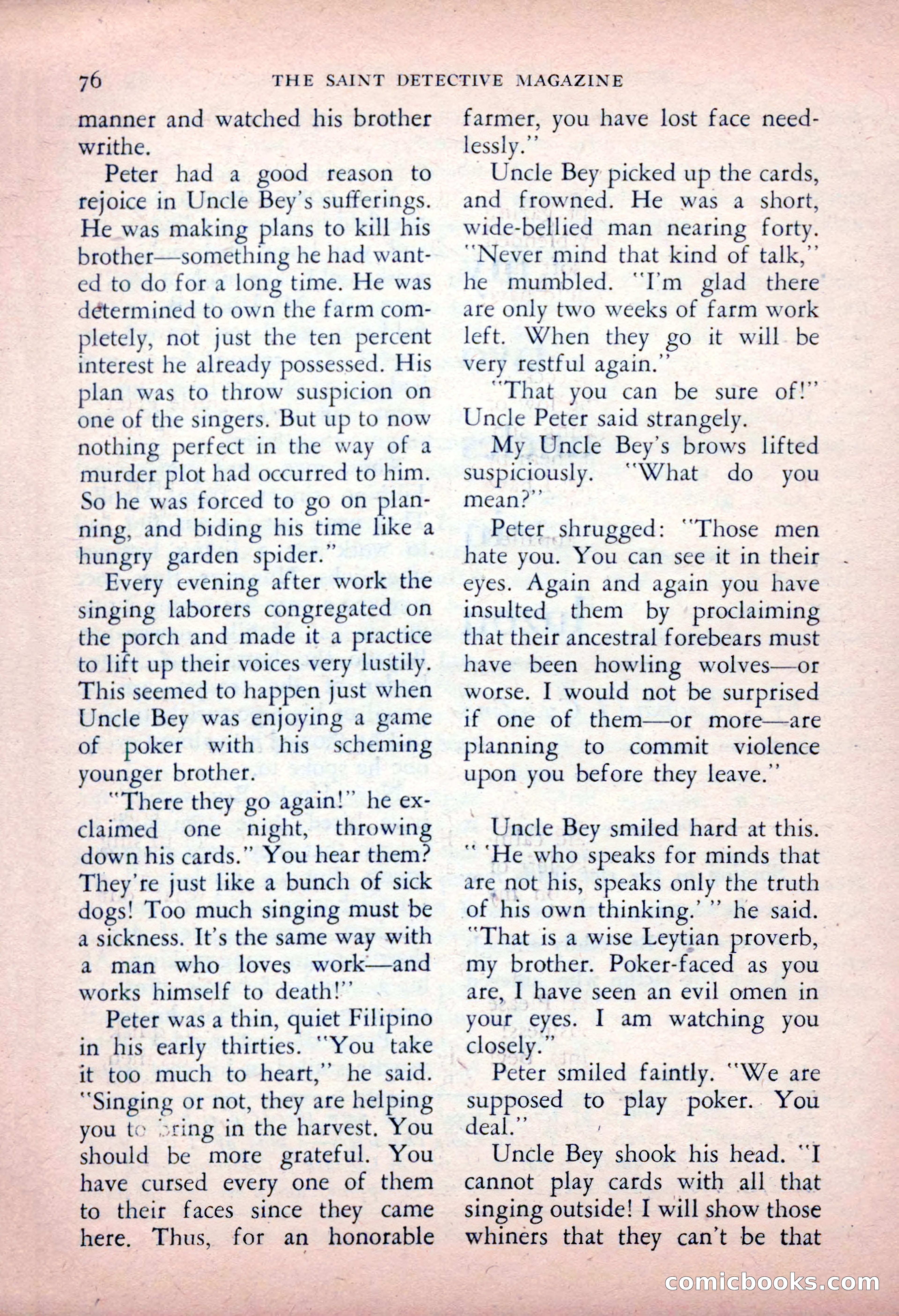 The Saint Detective Magazine, May 1956 — page 78 of 164