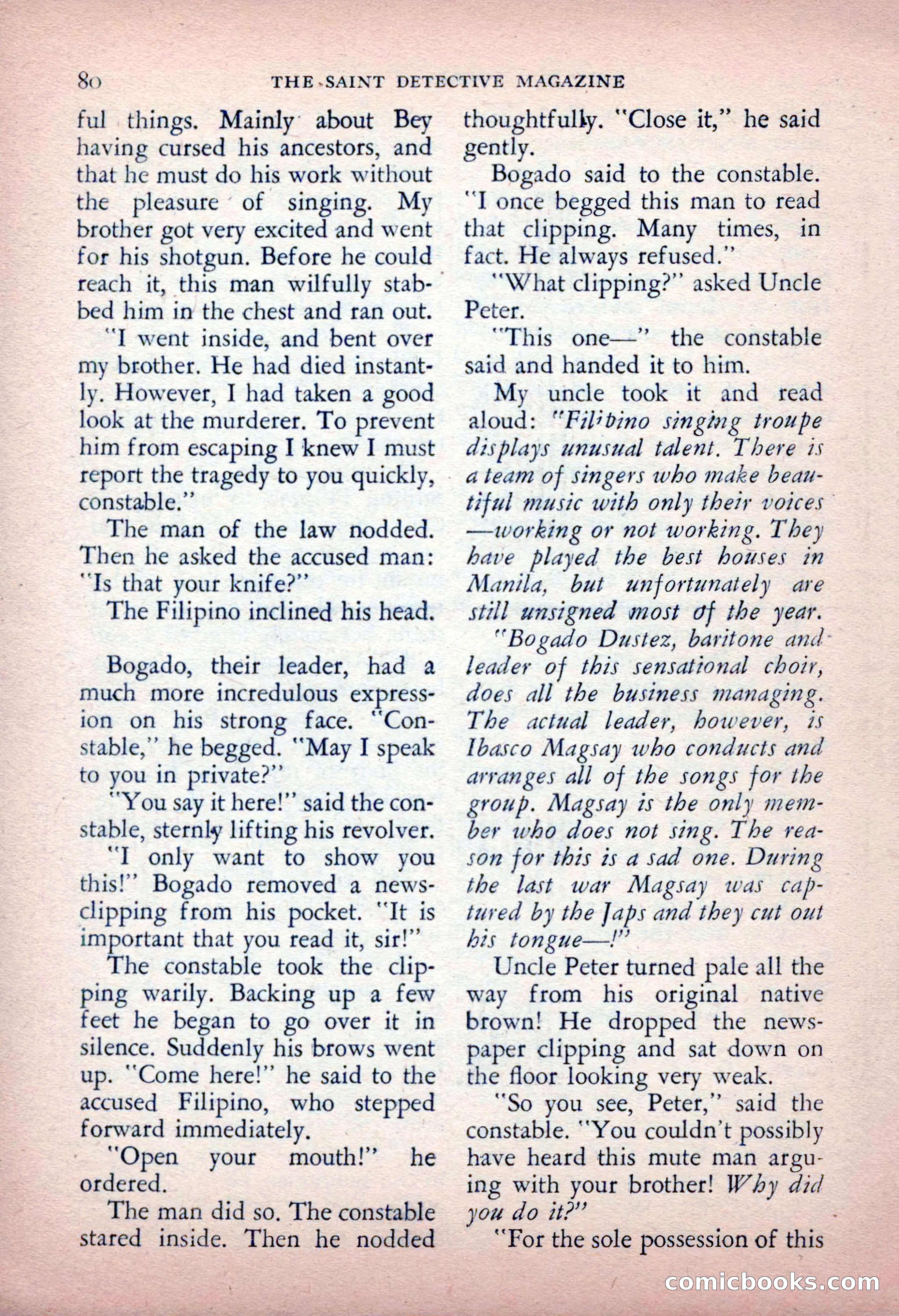 The Saint Detective Magazine, May 1956 — page 82 of 164