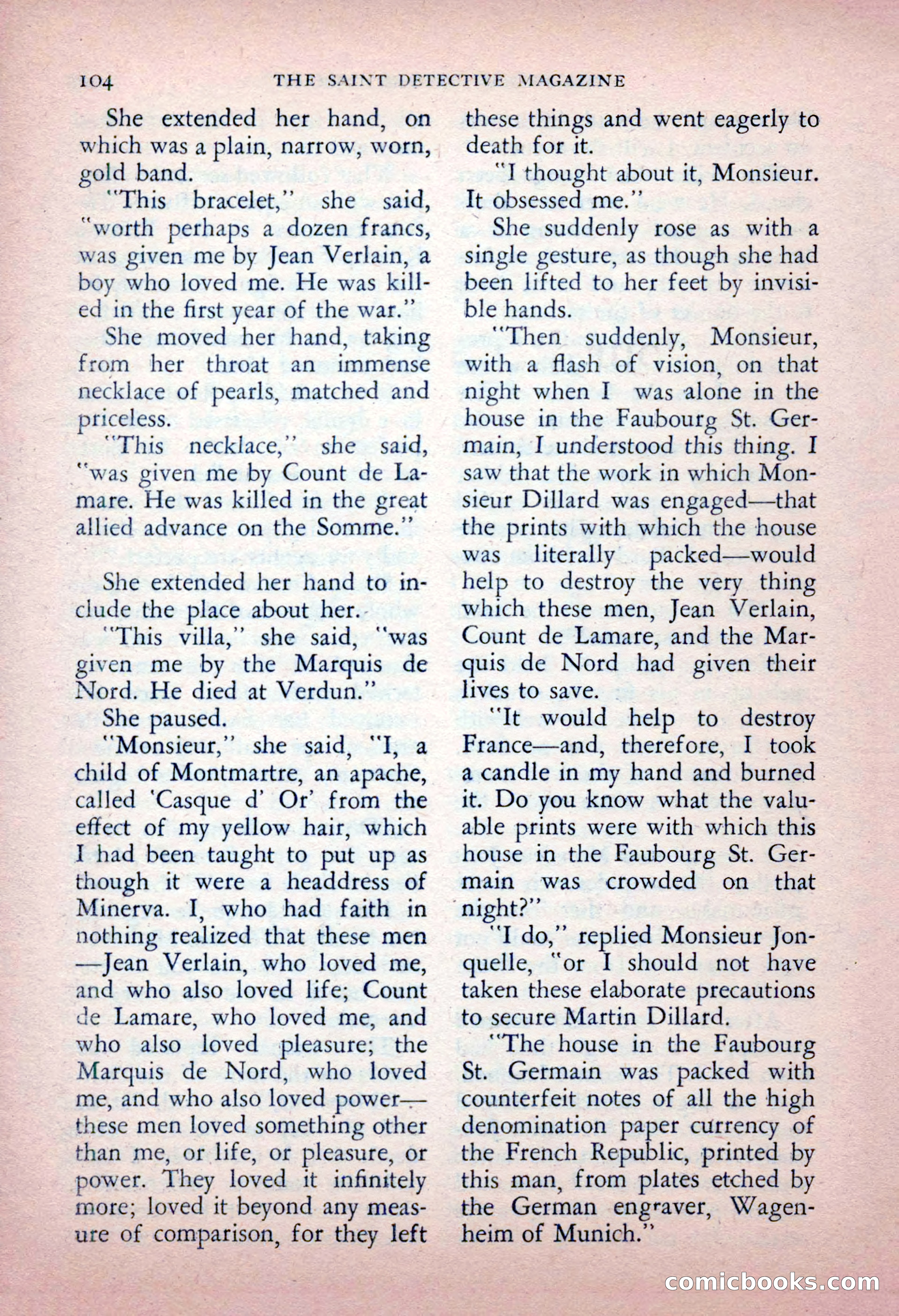 The Saint Detective Magazine, May 1956 — page 106 of 164