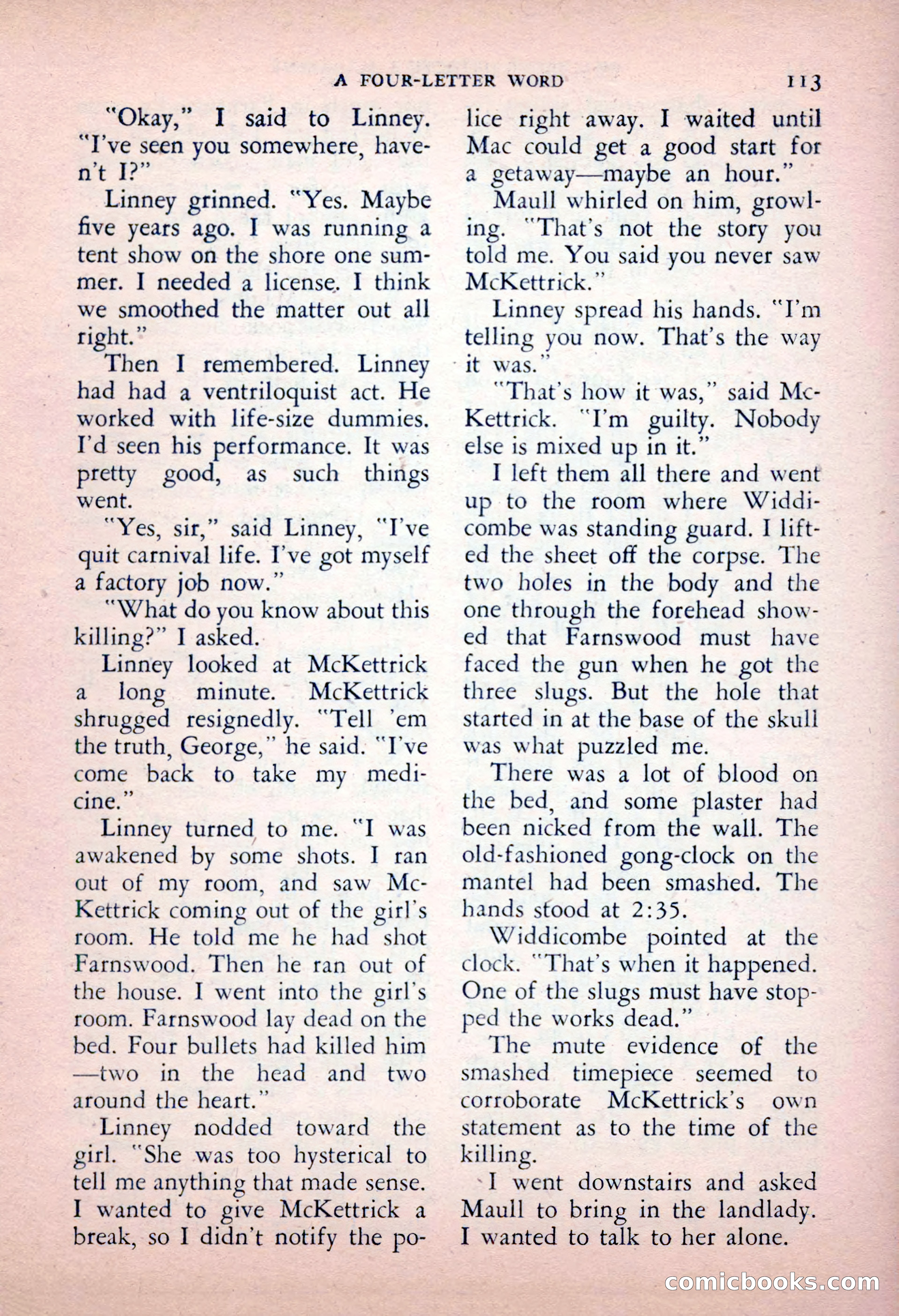 The Saint Detective Magazine, May 1956 — page 115 of 164