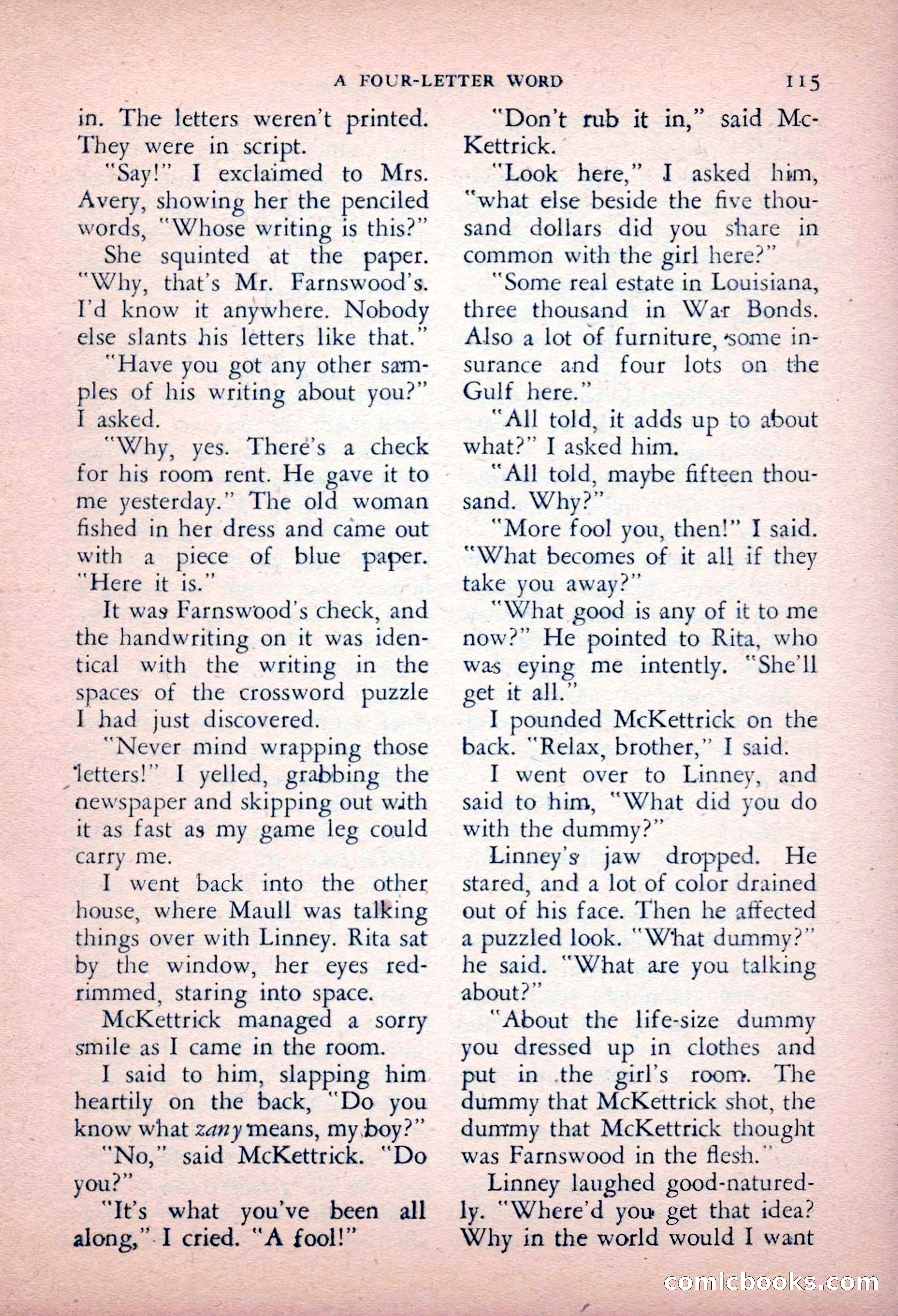 The Saint Detective Magazine, May 1956 — page 117 of 164