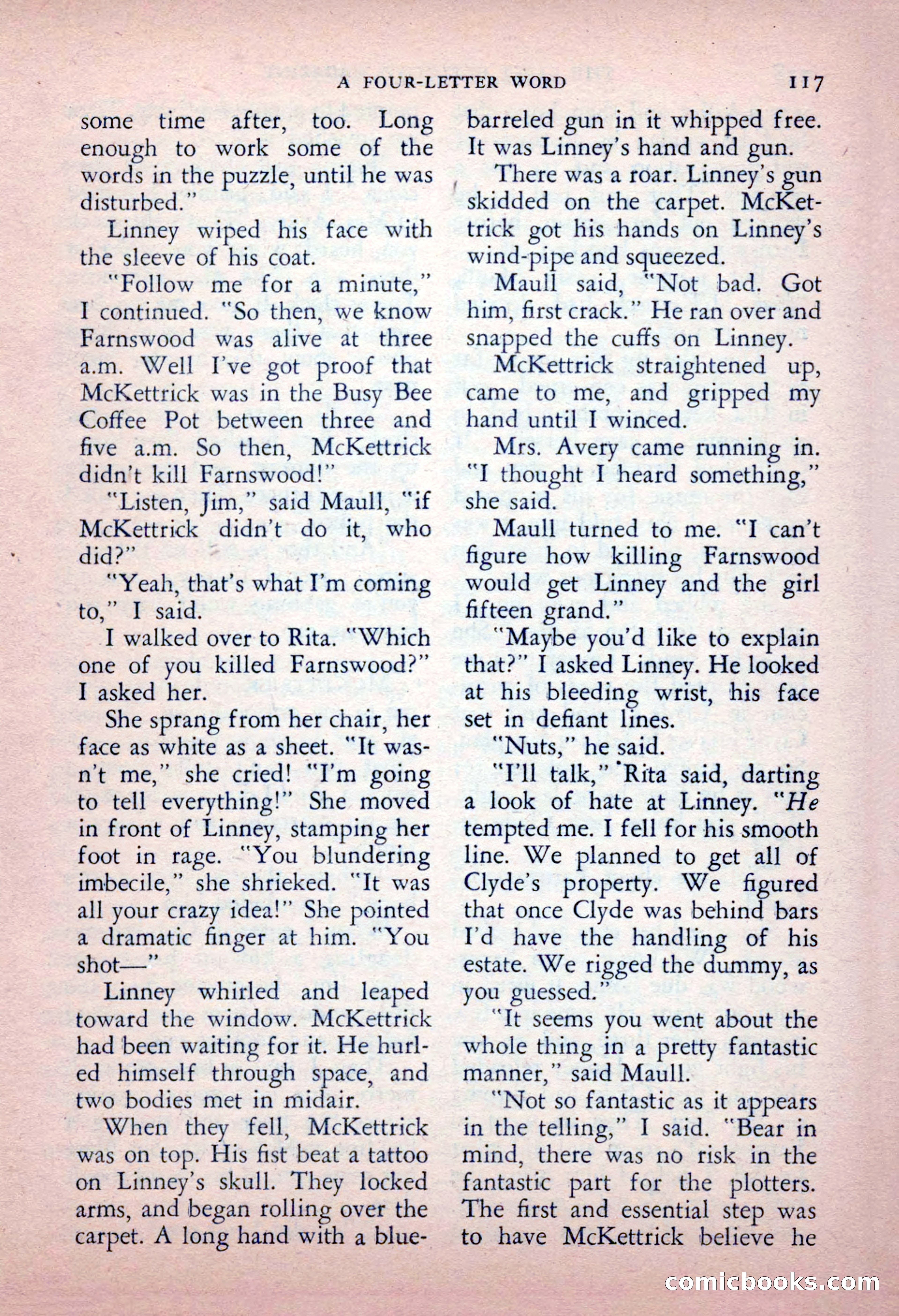 The Saint Detective Magazine, May 1956 — page 119 of 164
