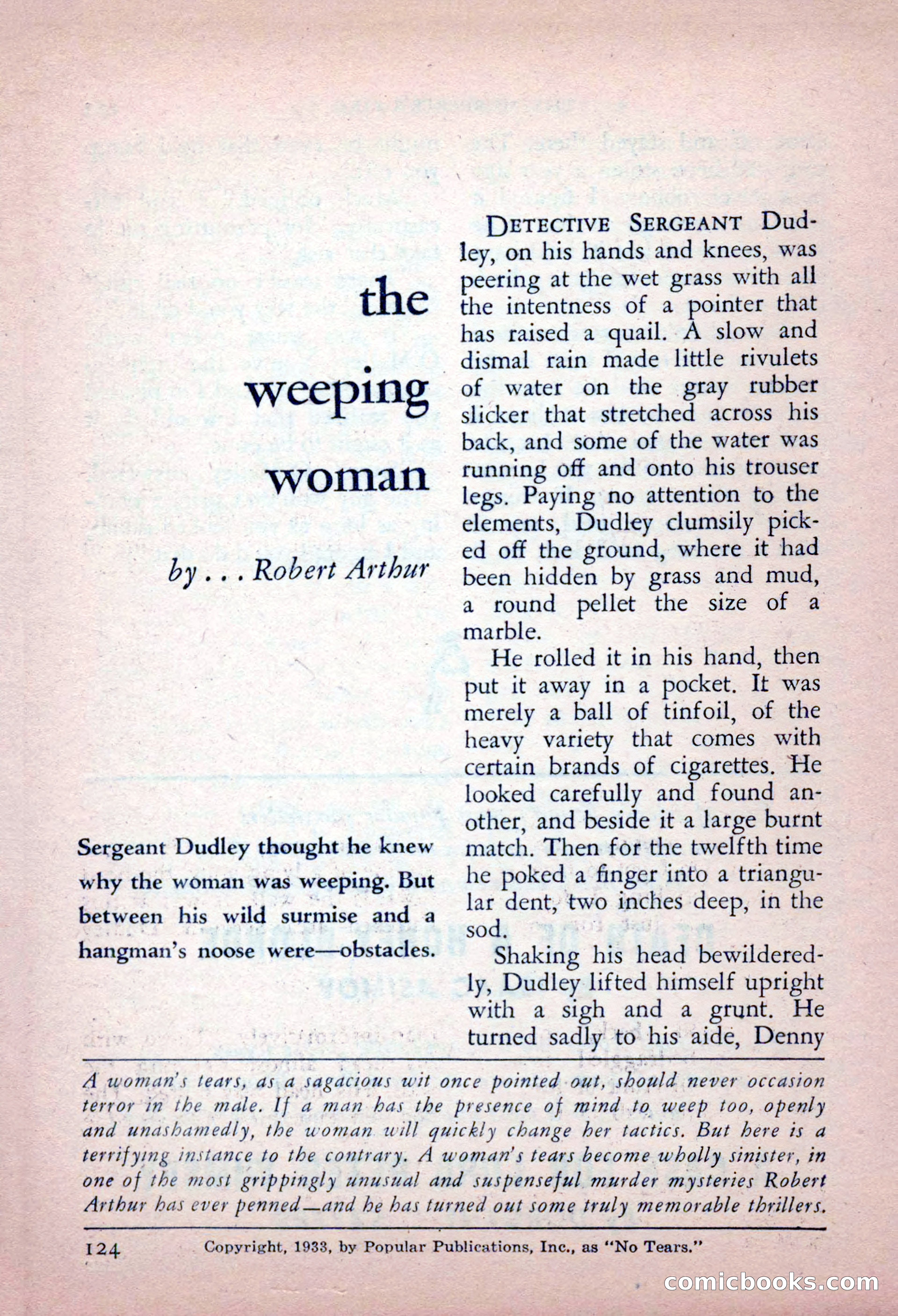 The Saint Detective Magazine, May 1956 — page 126 of 164