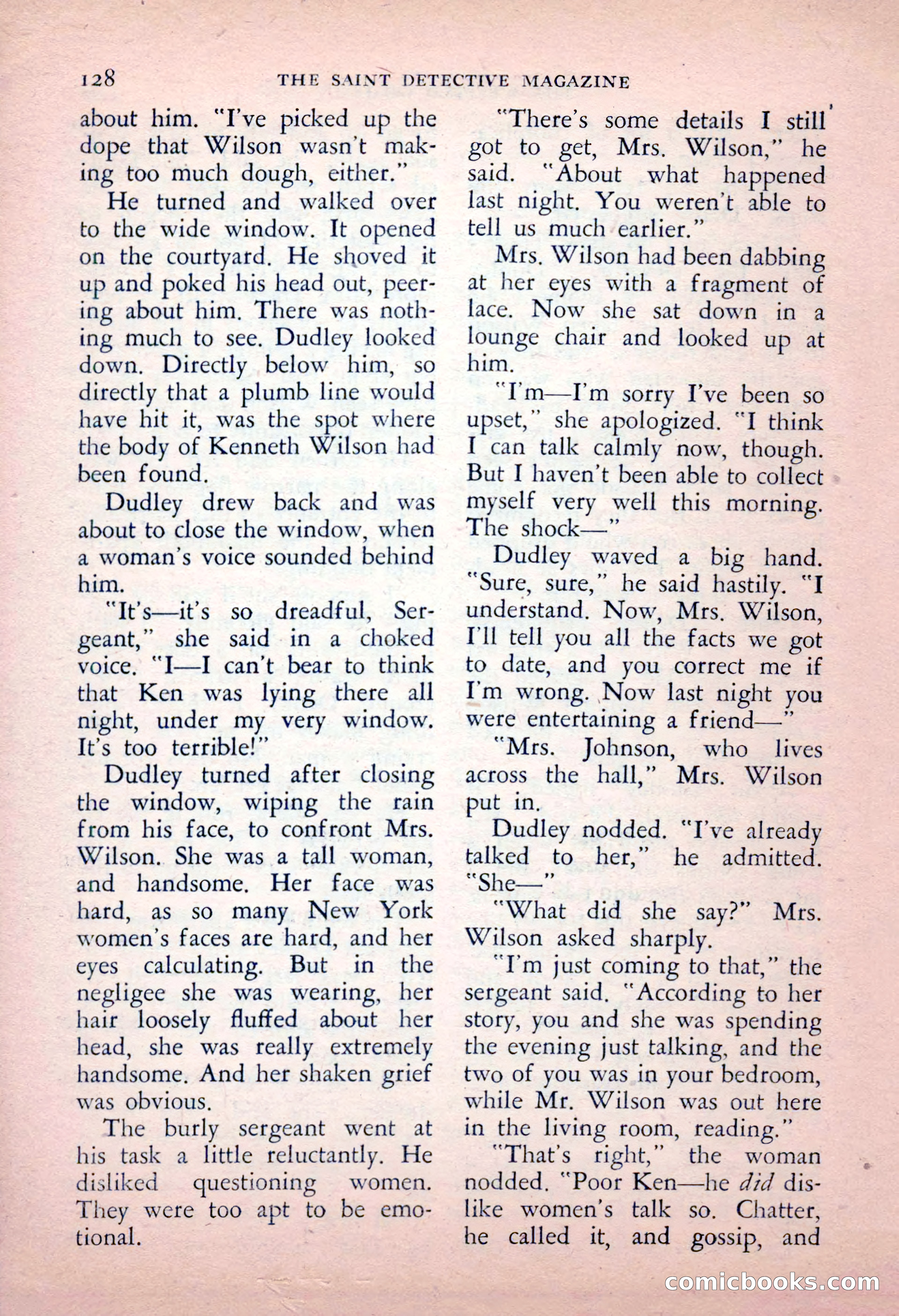 The Saint Detective Magazine, May 1956 — page 130 of 164