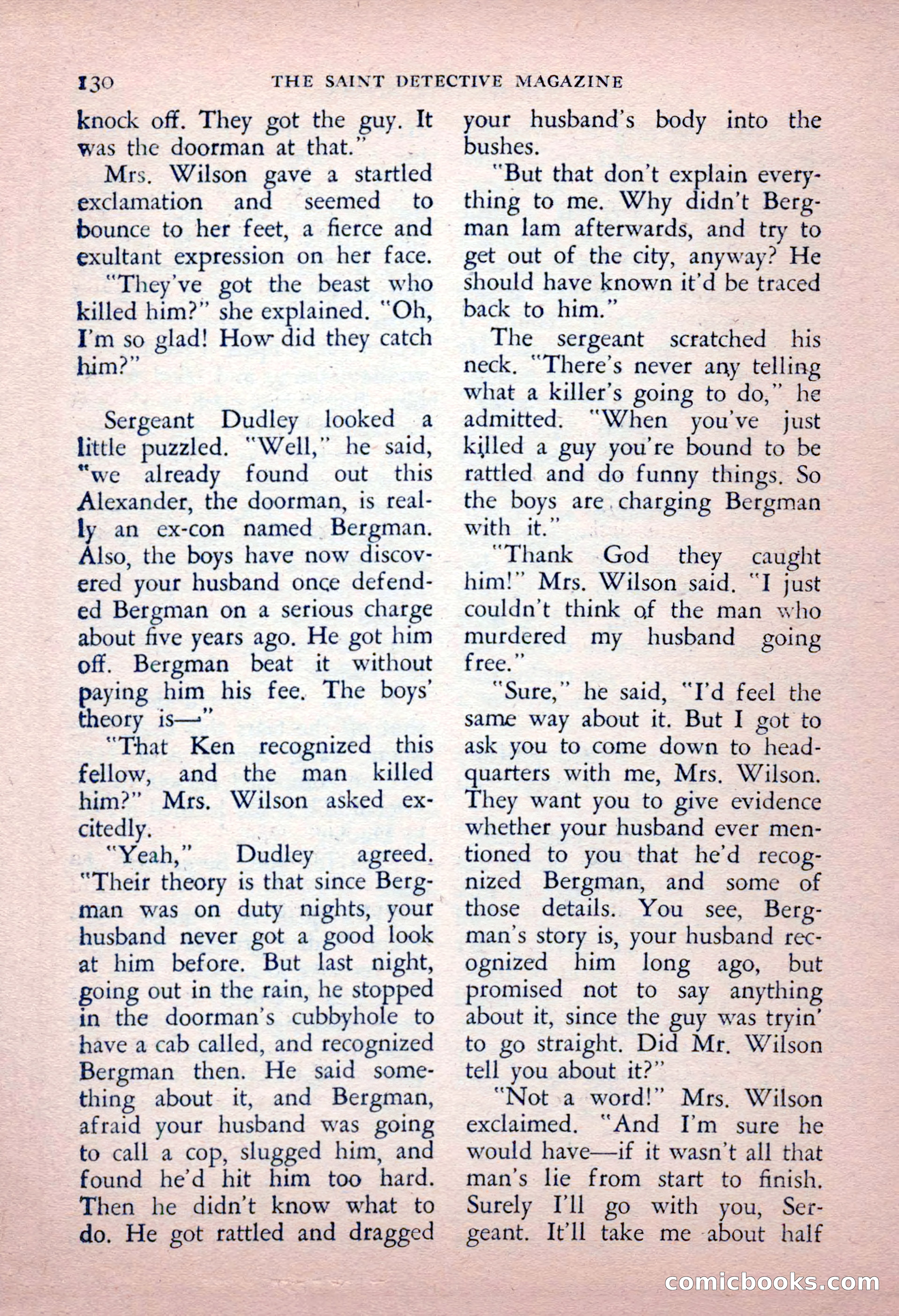 The Saint Detective Magazine, May 1956 — page 132 of 164