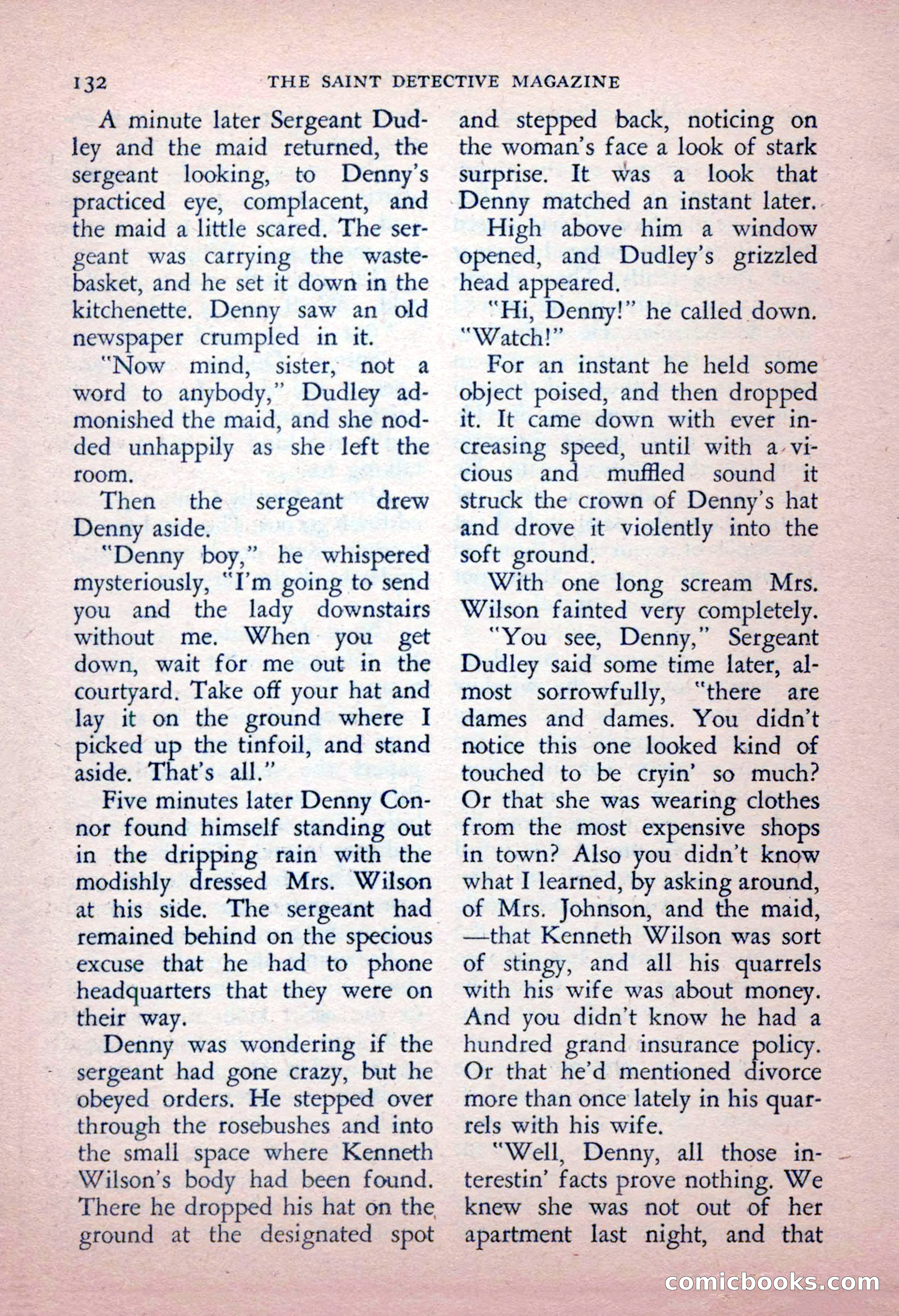 The Saint Detective Magazine, May 1956 — page 134 of 164