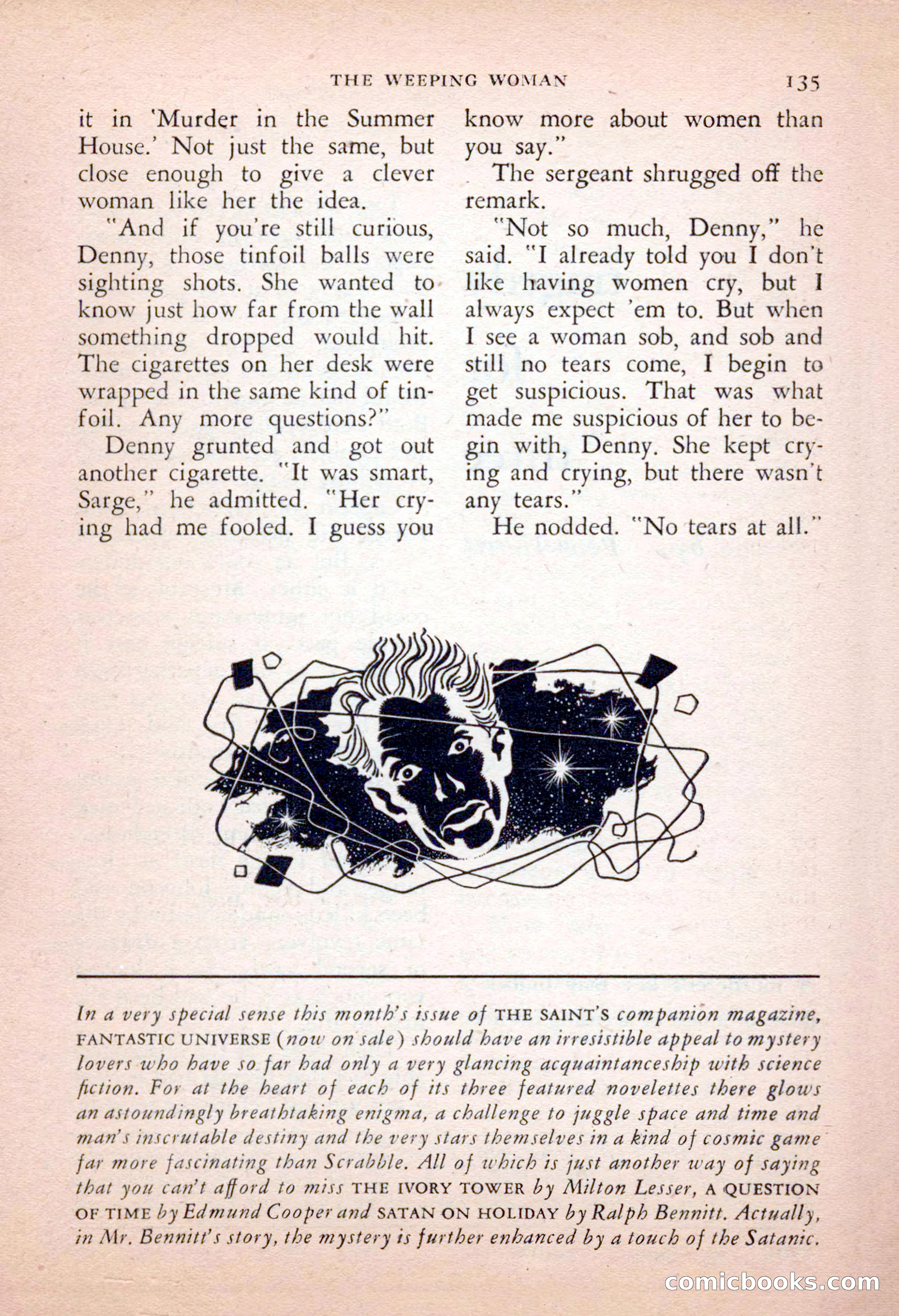 The Saint Detective Magazine, May 1956 — page 137 of 164