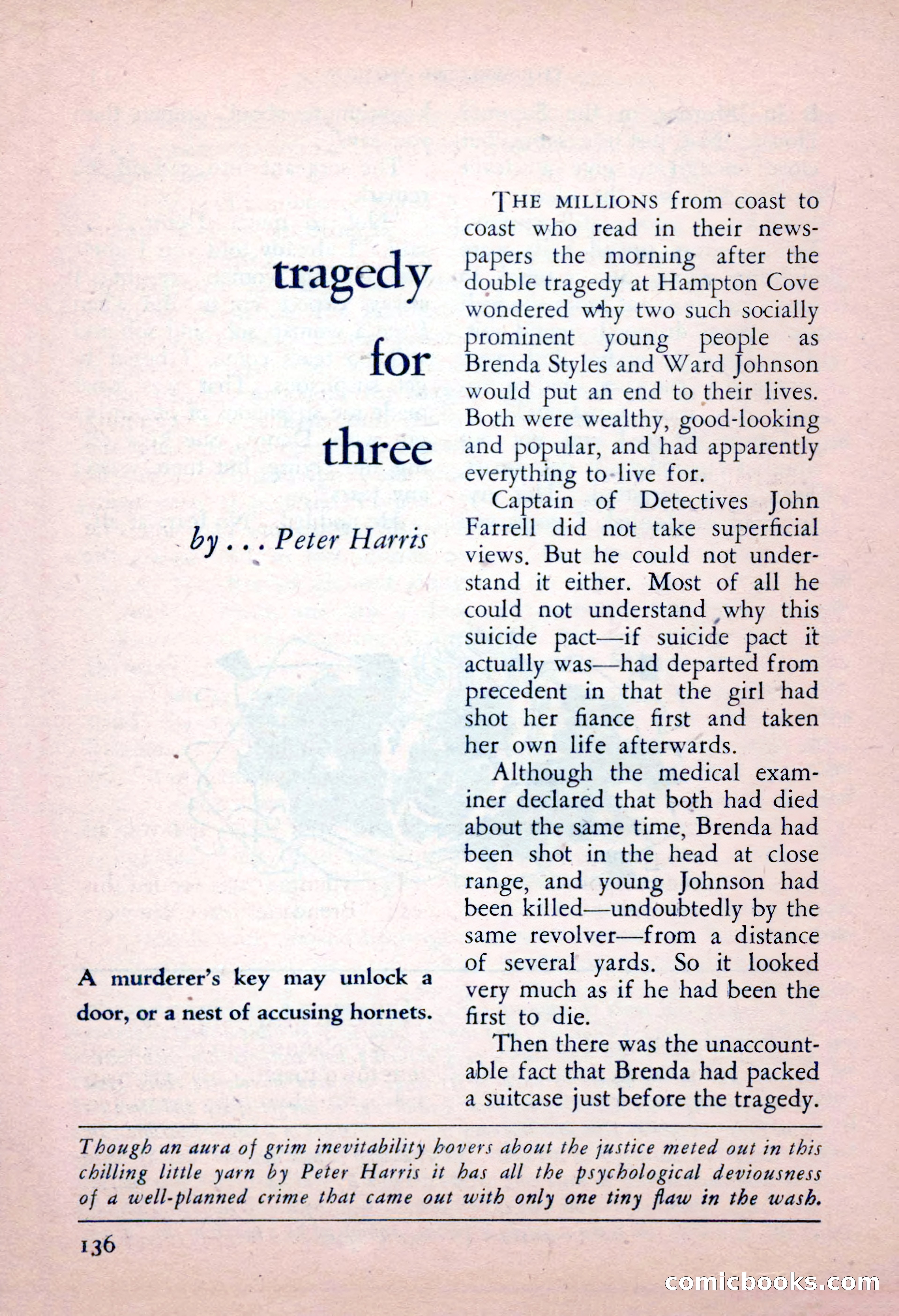 The Saint Detective Magazine, May 1956 — page 138 of 164