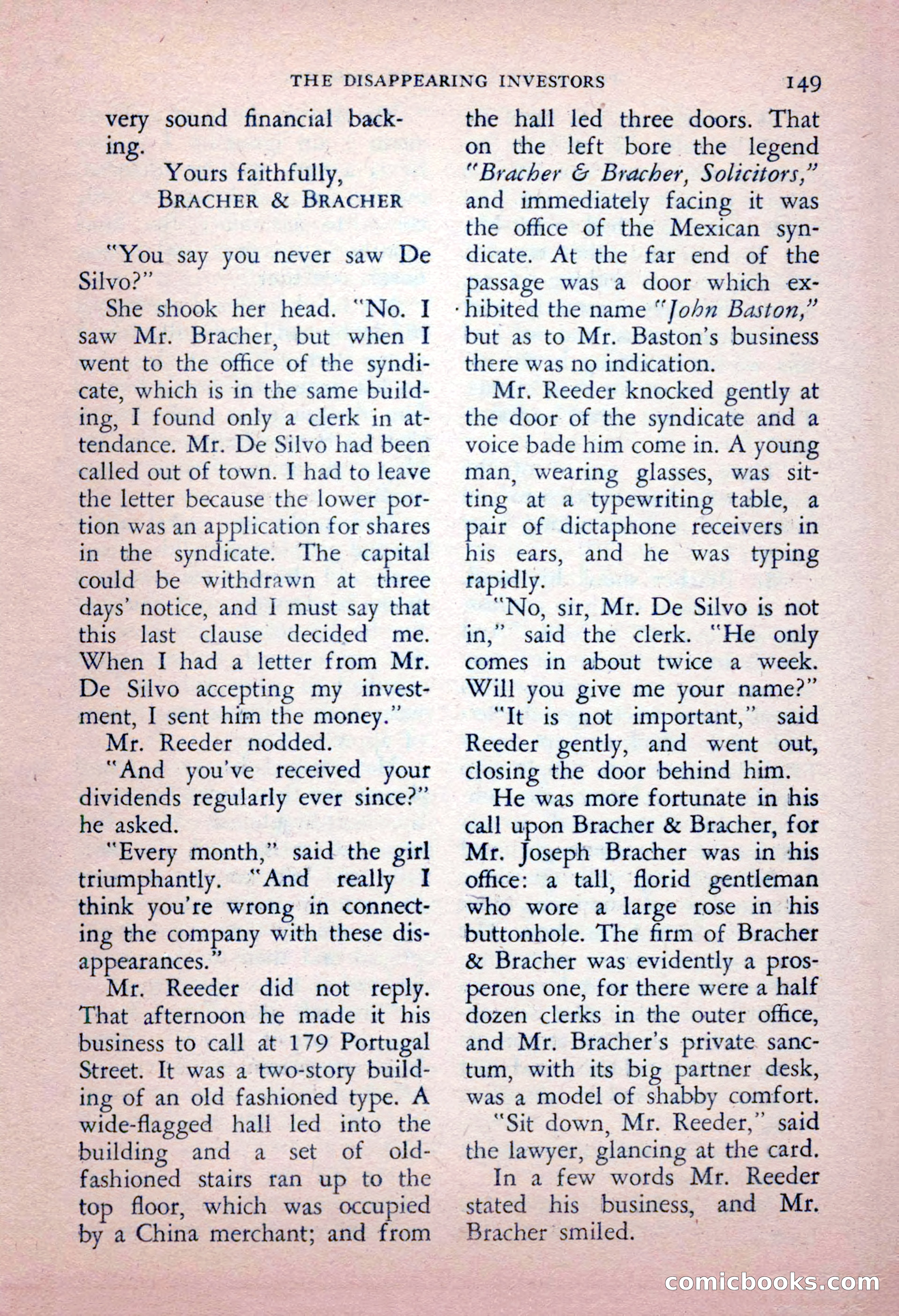 The Saint Detective Magazine, May 1956 — page 151 of 164