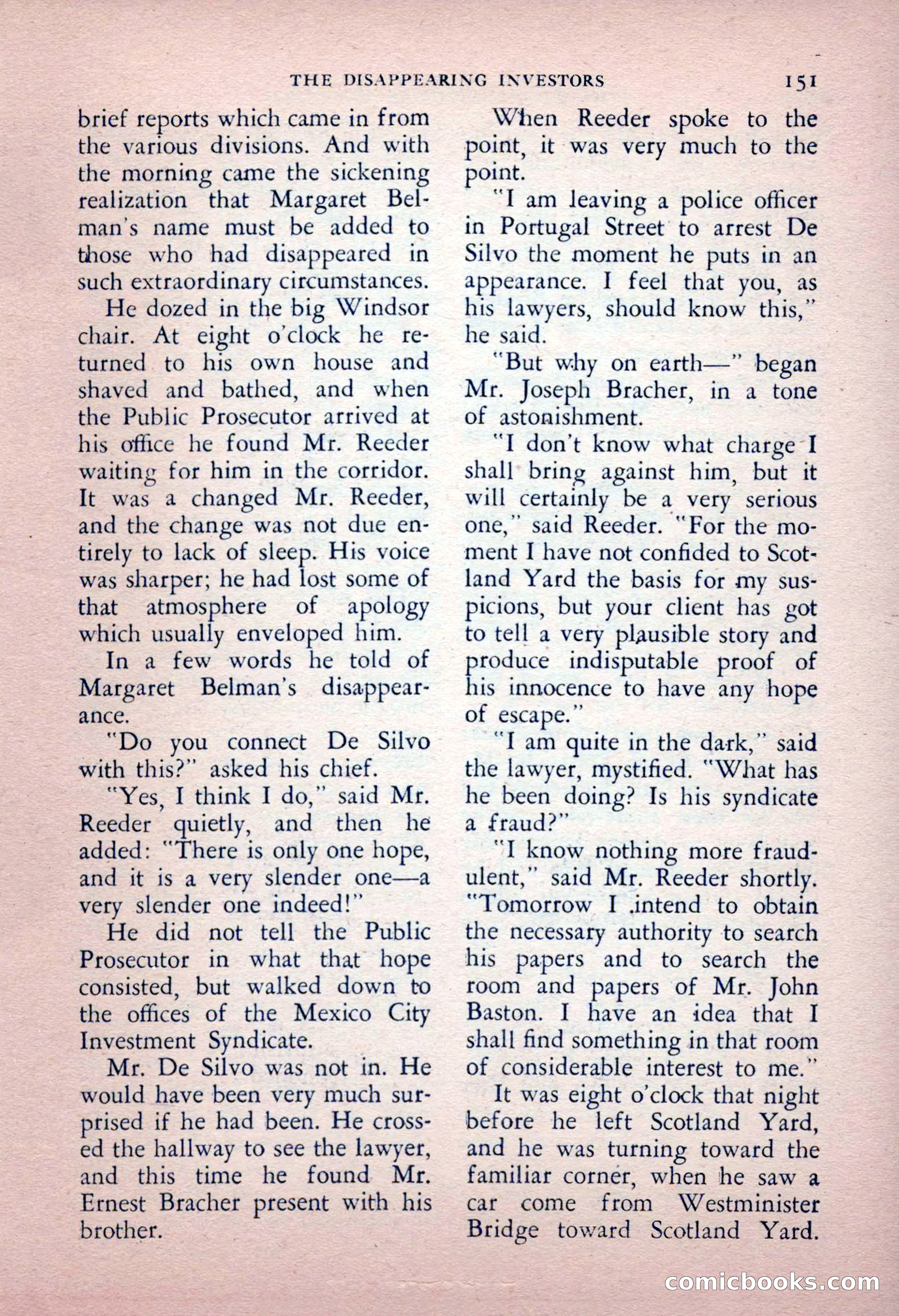 The Saint Detective Magazine, May 1956 — page 153 of 164