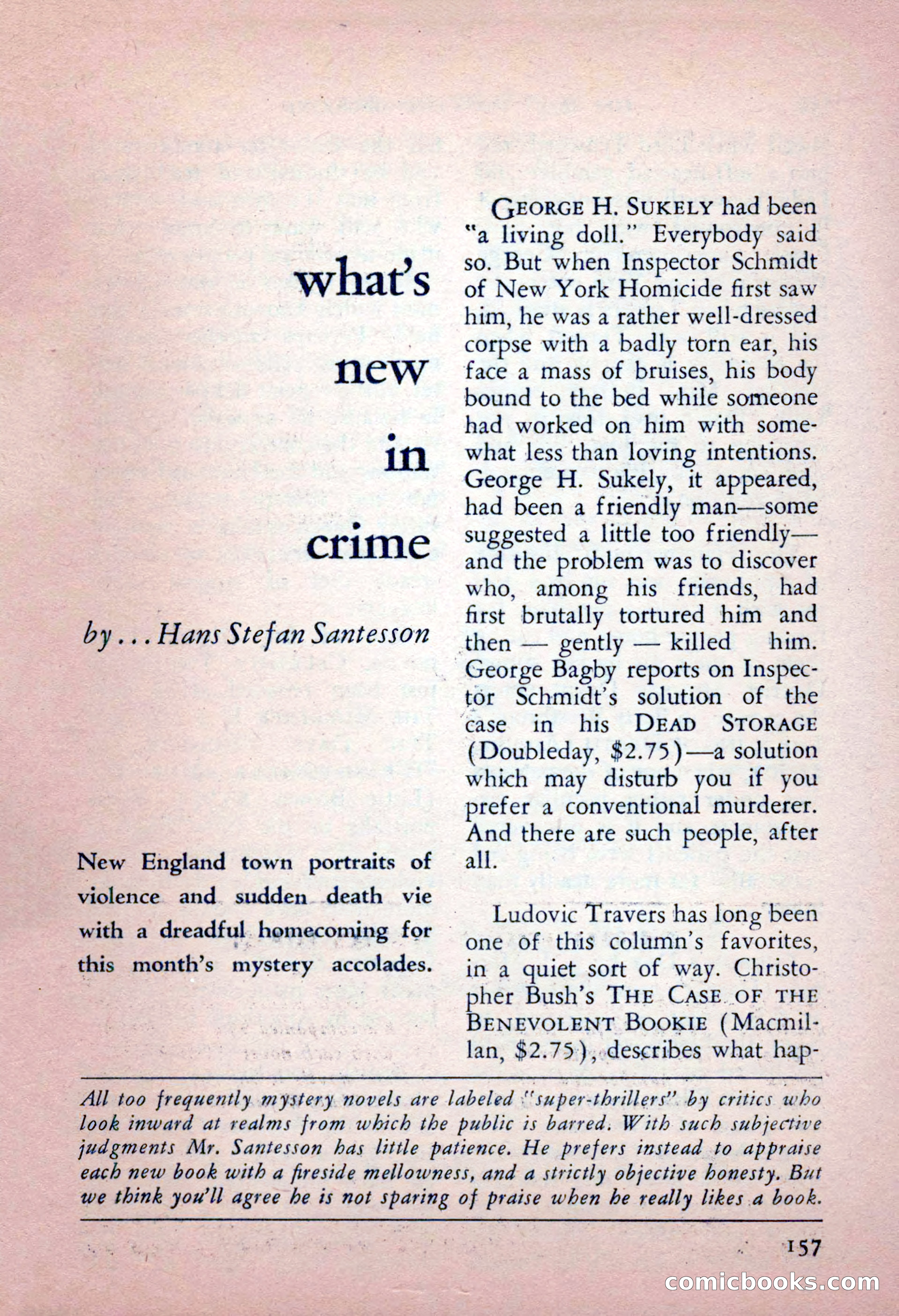 The Saint Detective Magazine, May 1956 — page 159 of 164
