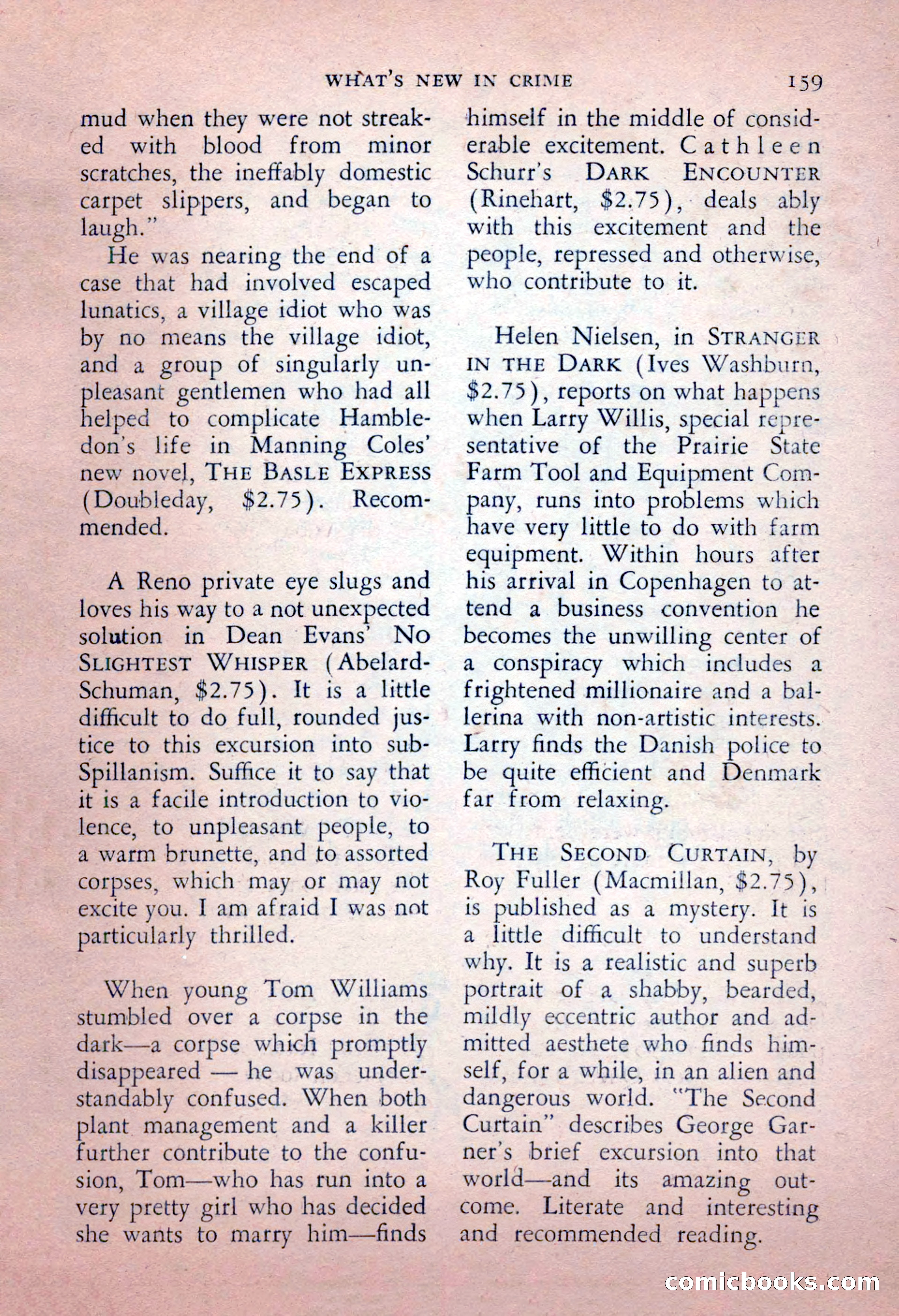 The Saint Detective Magazine, May 1956 — page 161 of 164