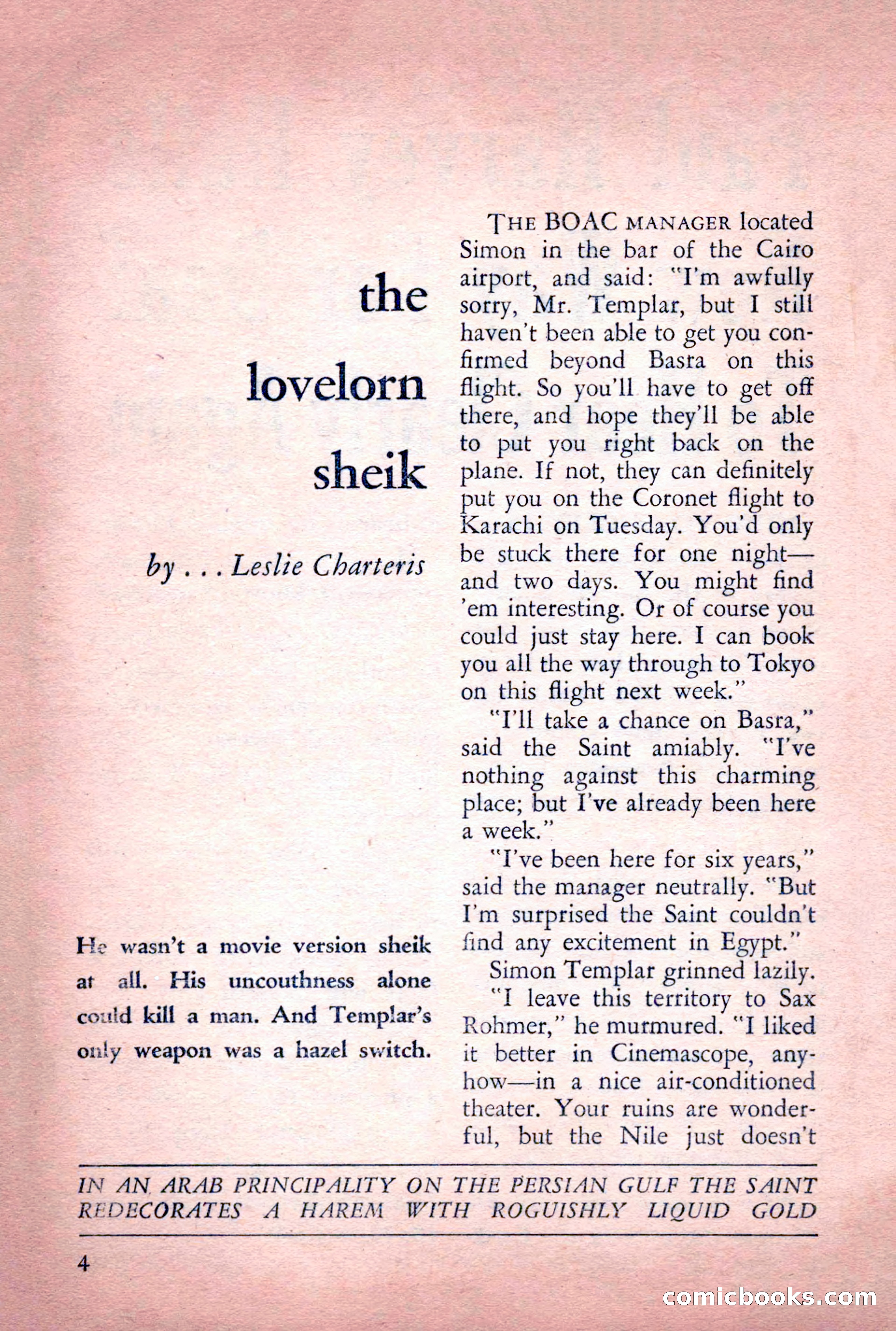 The Saint Detective Magazine, June 1956 — page 6 of 148