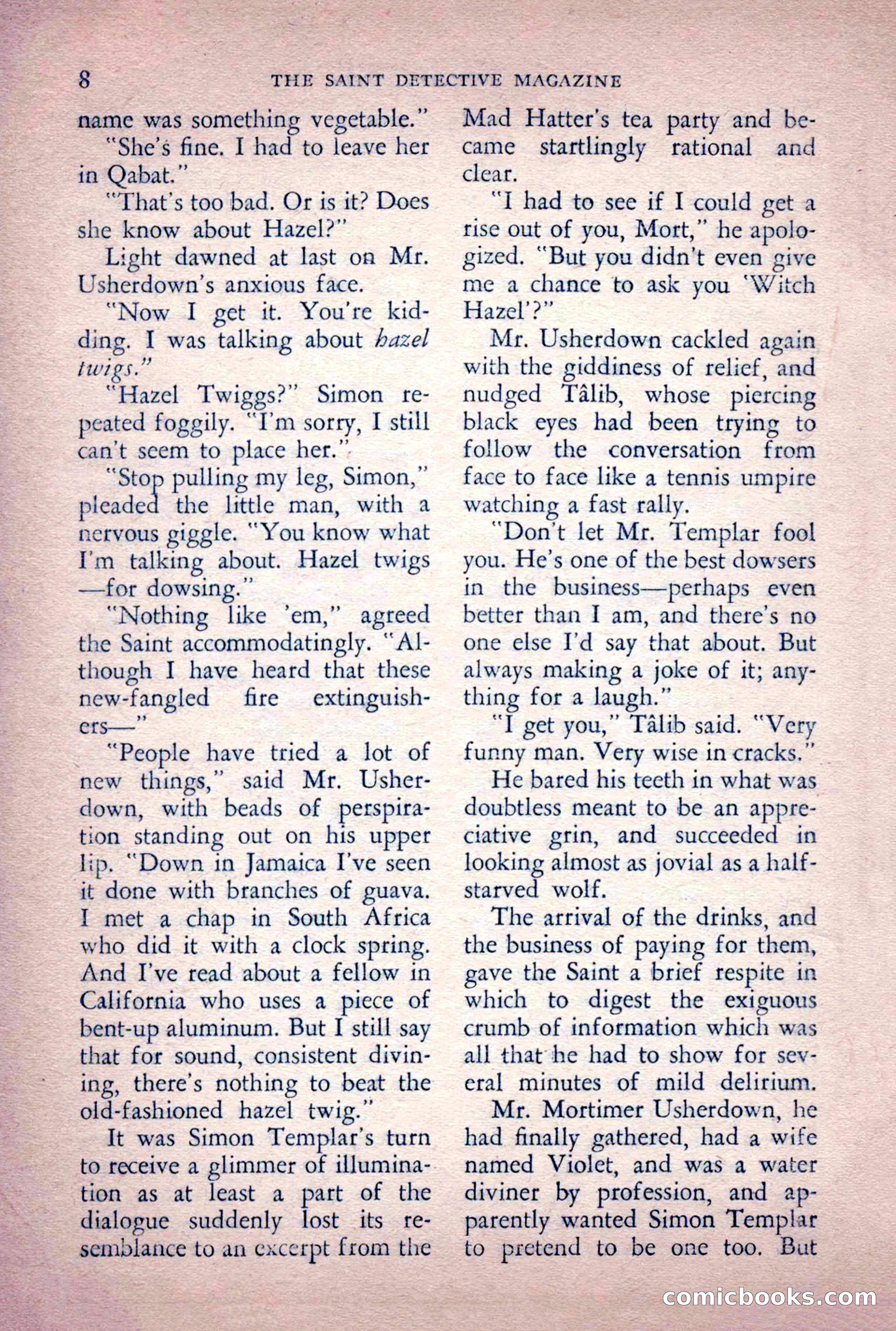 The Saint Detective Magazine, June 1956 — page 10 of 148