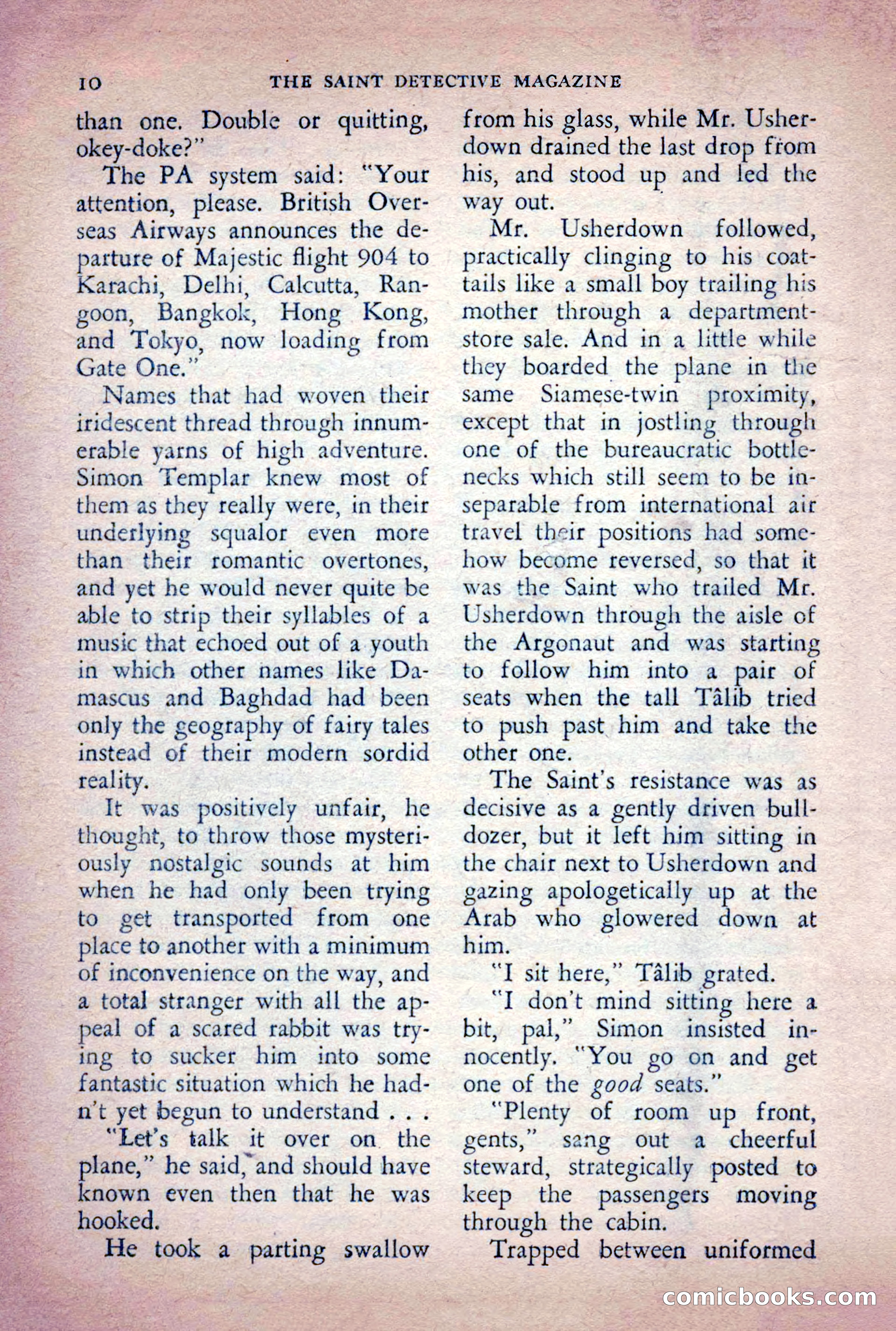 The Saint Detective Magazine, June 1956 — page 12 of 148