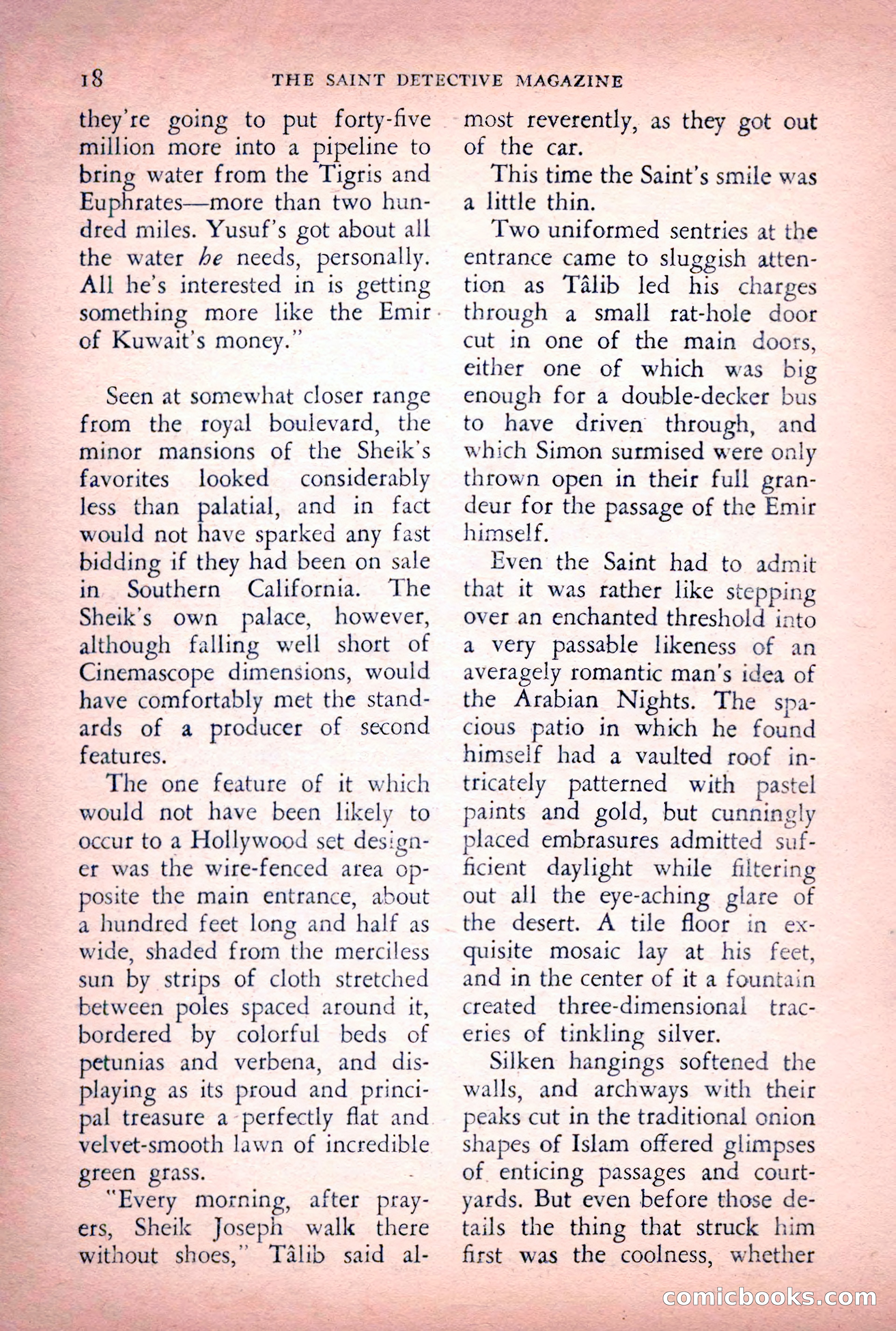 The Saint Detective Magazine, June 1956 — page 20 of 148