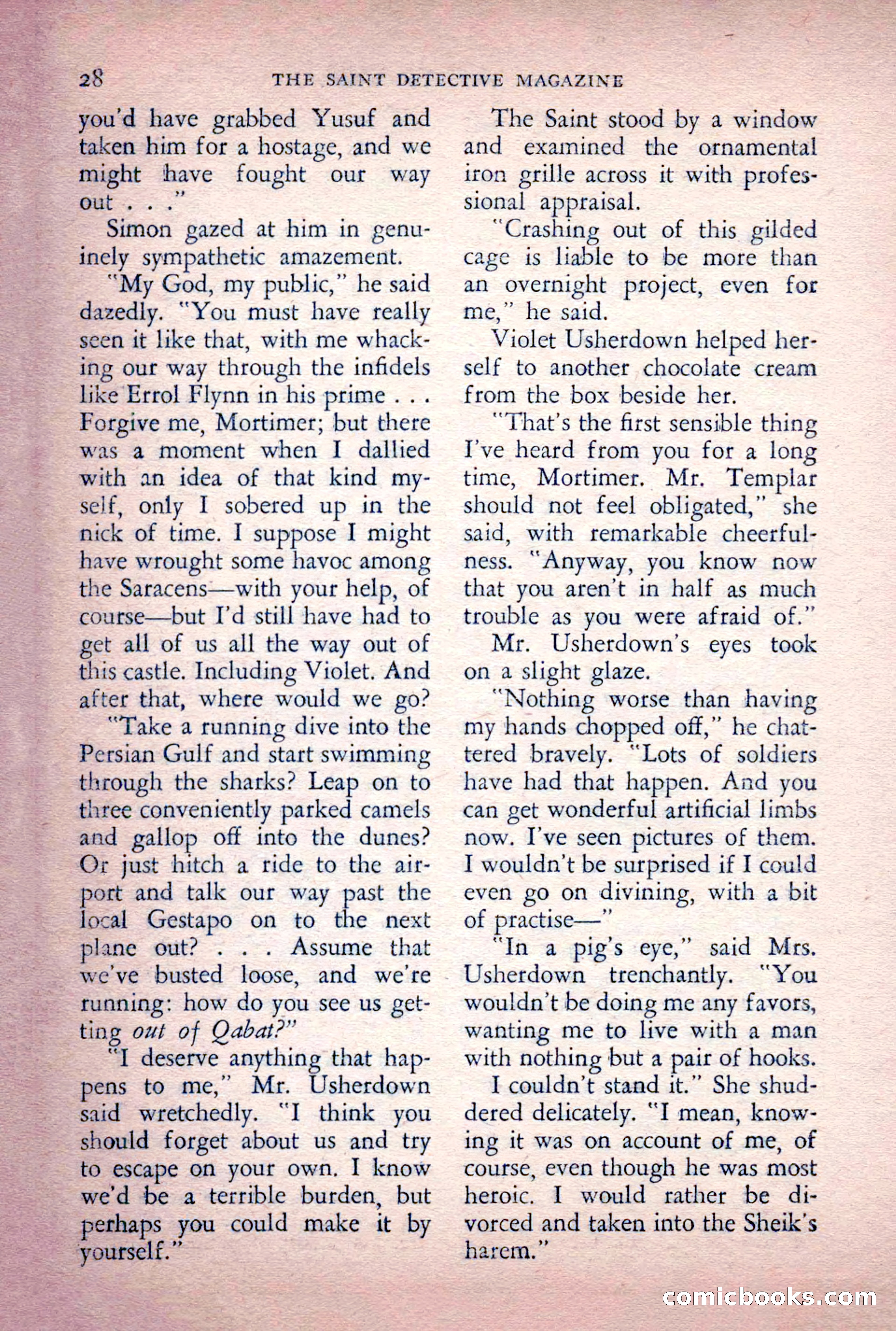 The Saint Detective Magazine, June 1956 — page 30 of 148