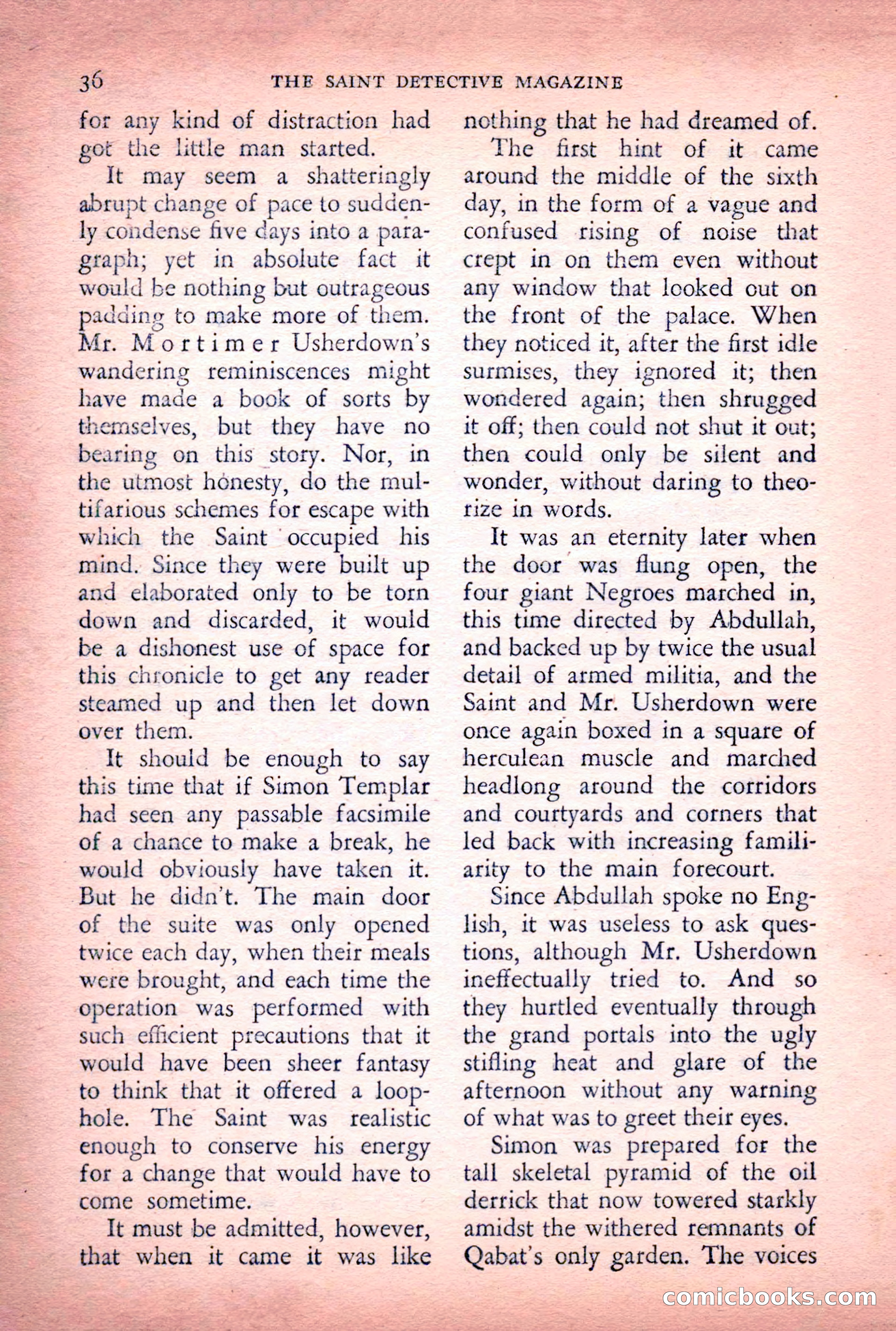 The Saint Detective Magazine, June 1956 — page 38 of 148