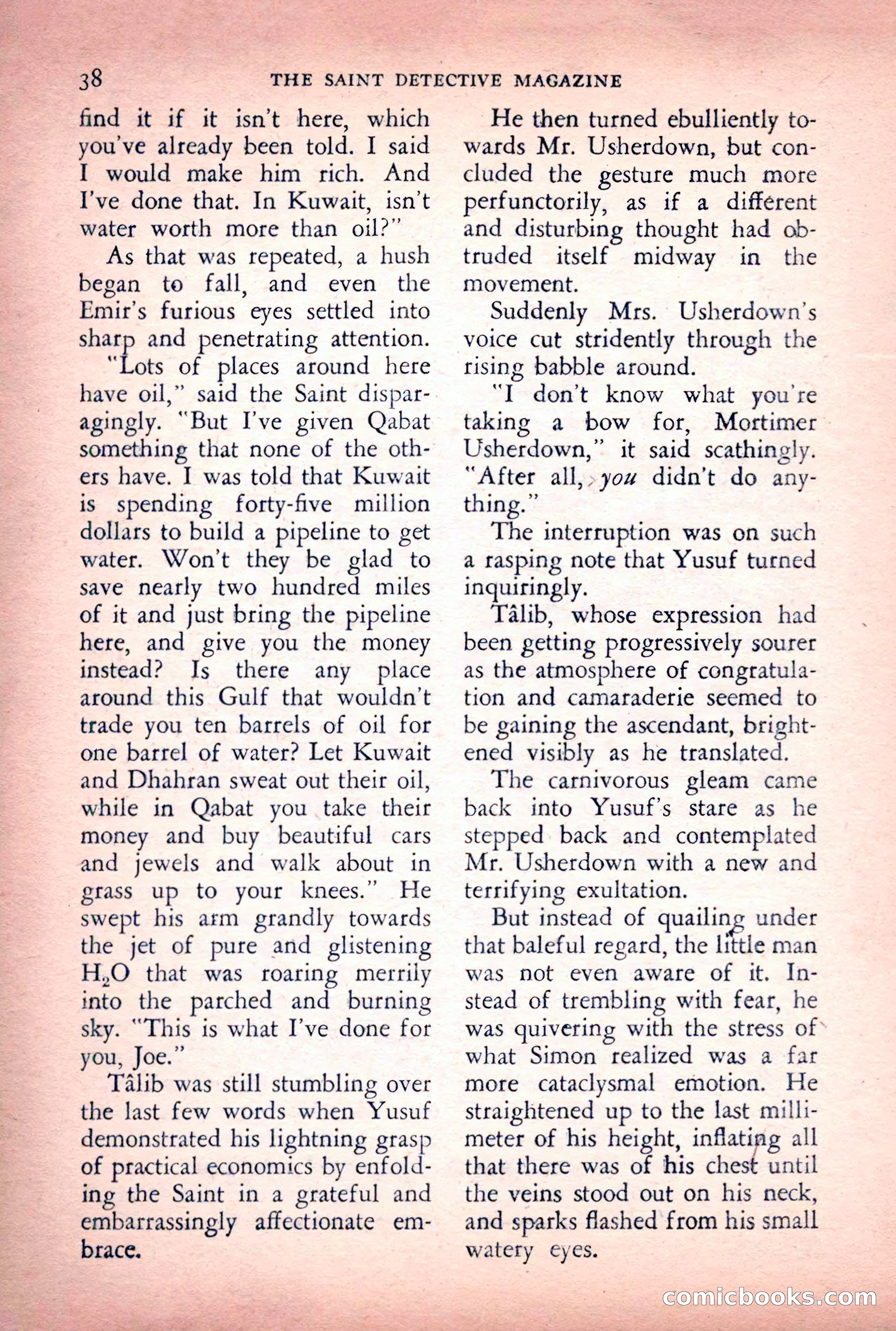 The Saint Detective Magazine, June 1956 — page 40 of 148