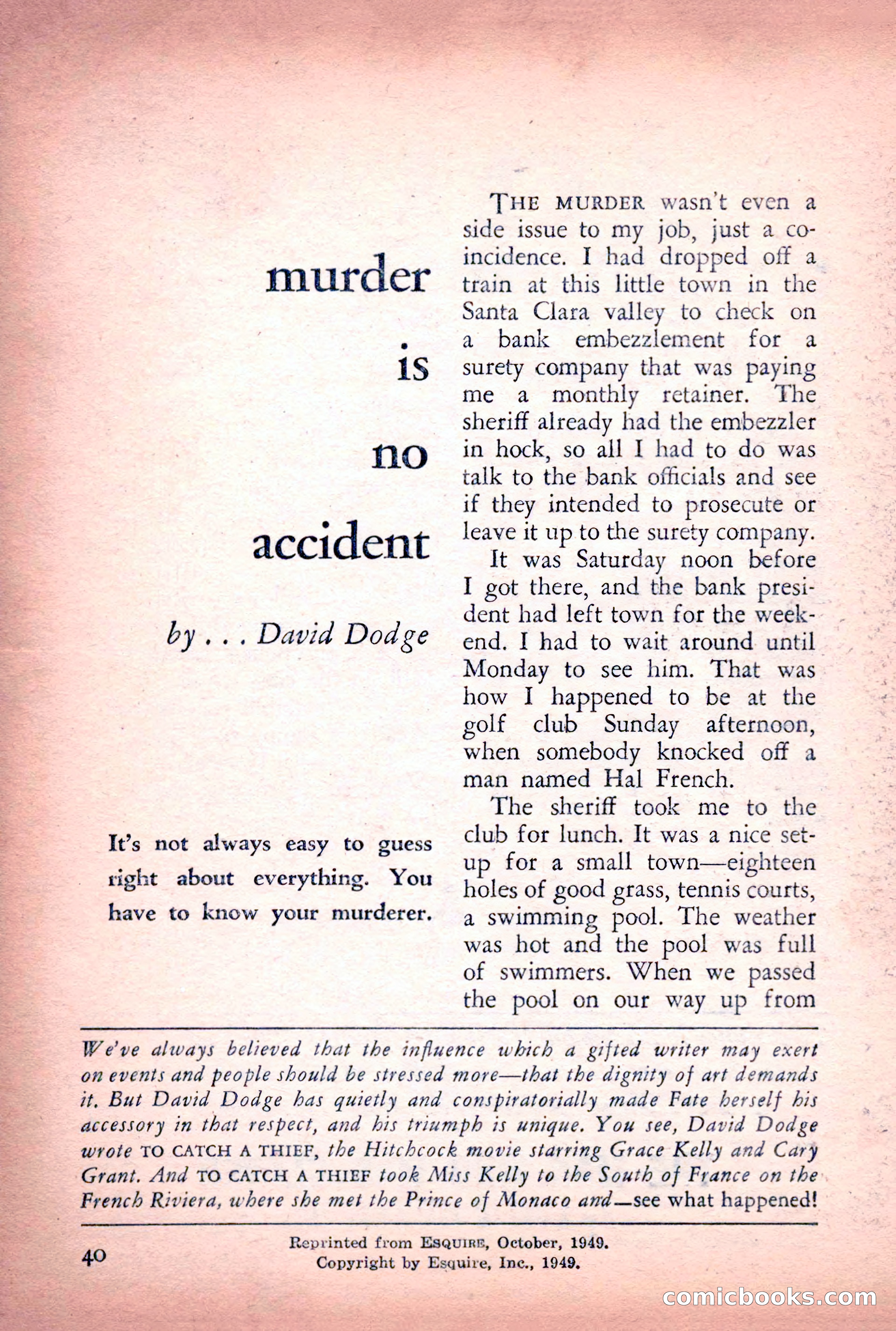 The Saint Detective Magazine, June 1956 — page 42 of 148