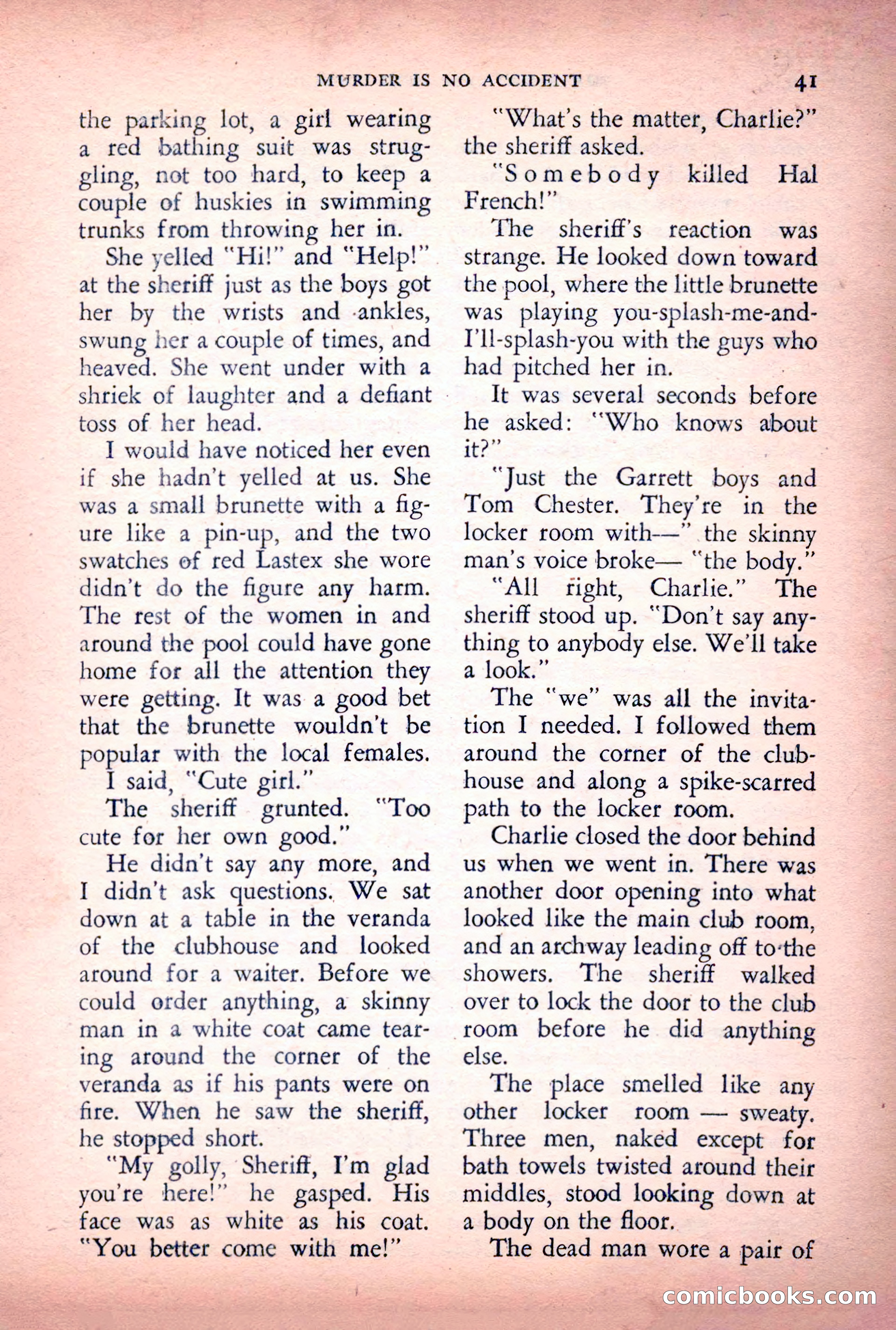 The Saint Detective Magazine, June 1956 — page 43 of 148