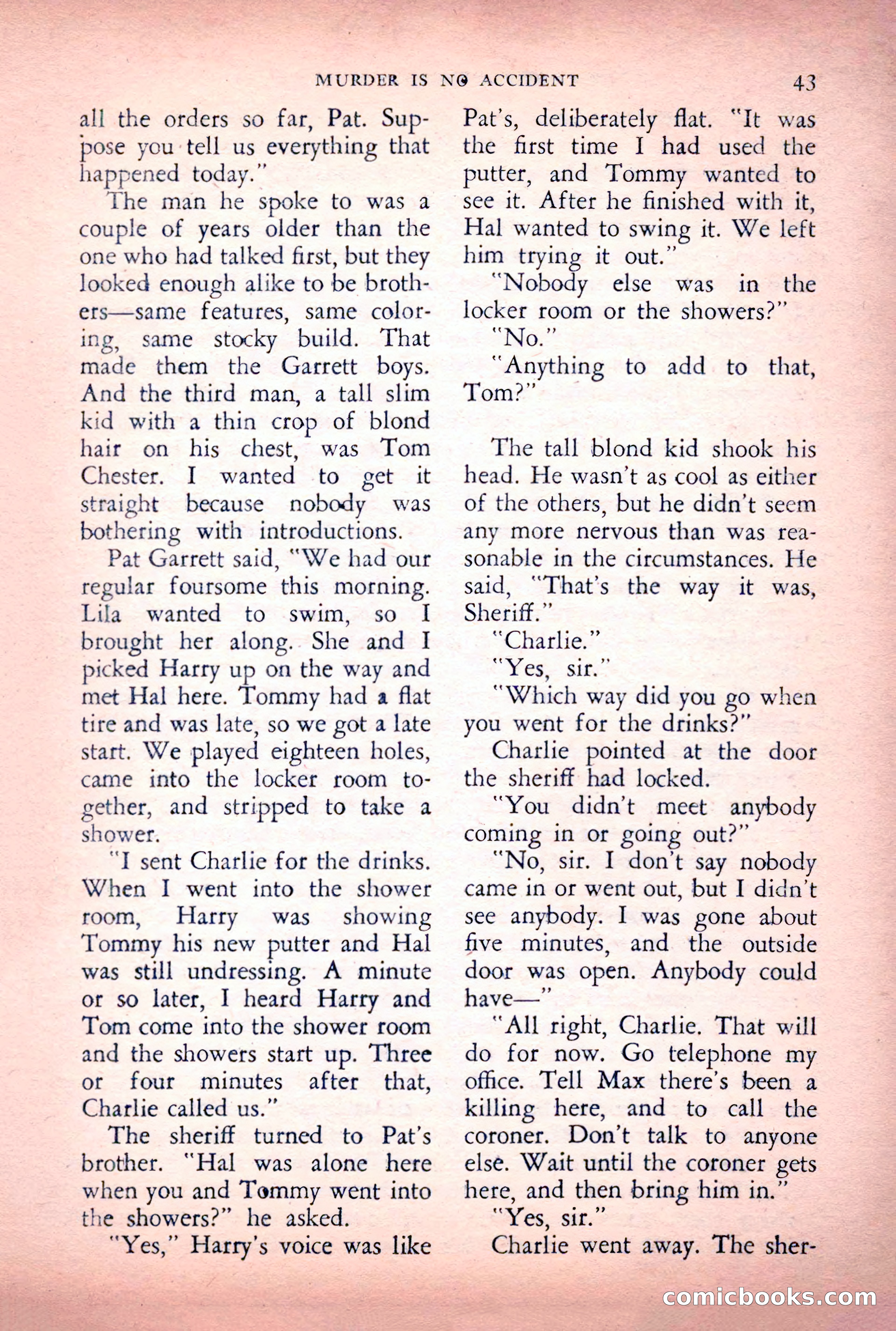The Saint Detective Magazine, June 1956 — page 45 of 148