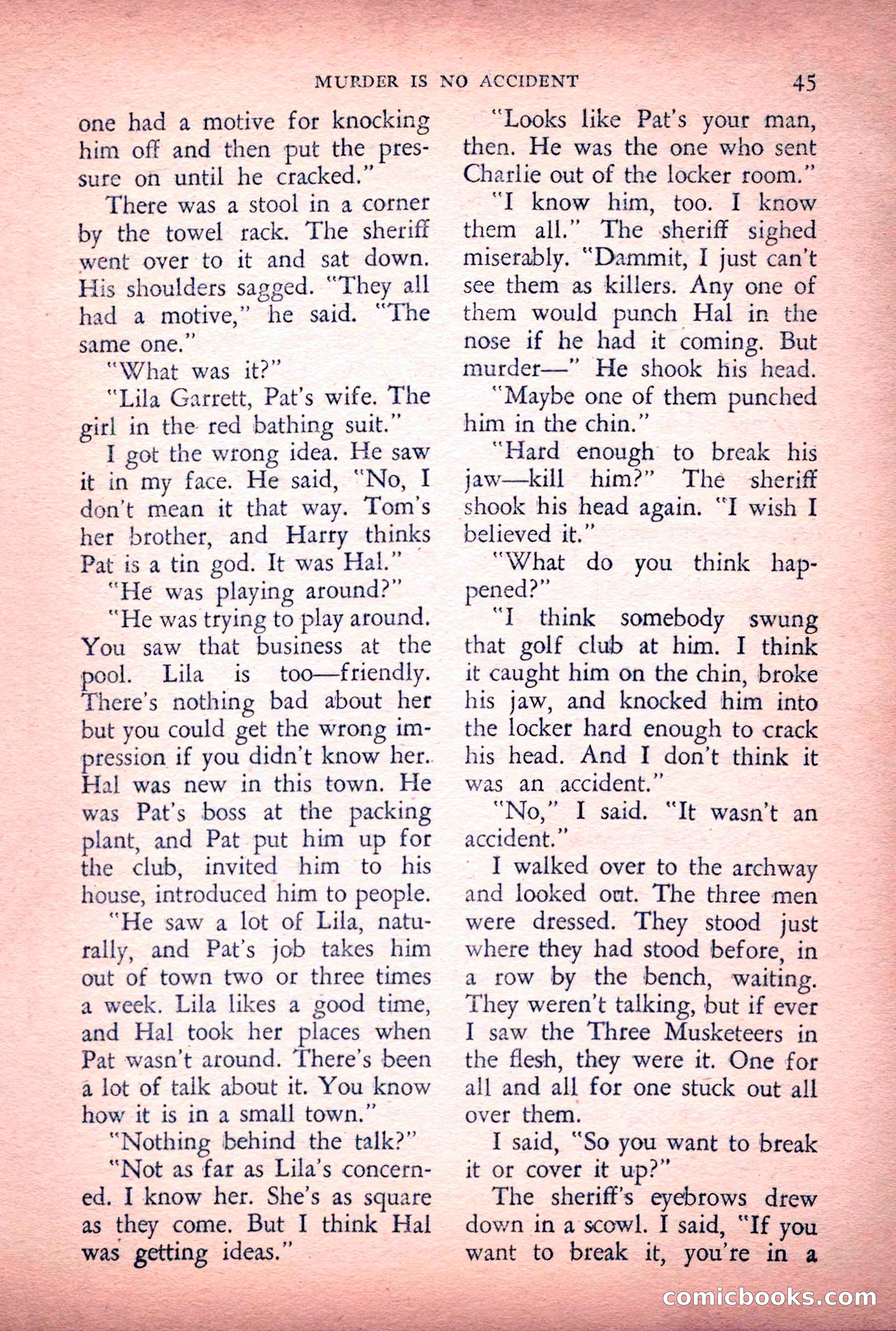 The Saint Detective Magazine, June 1956 — page 47 of 148