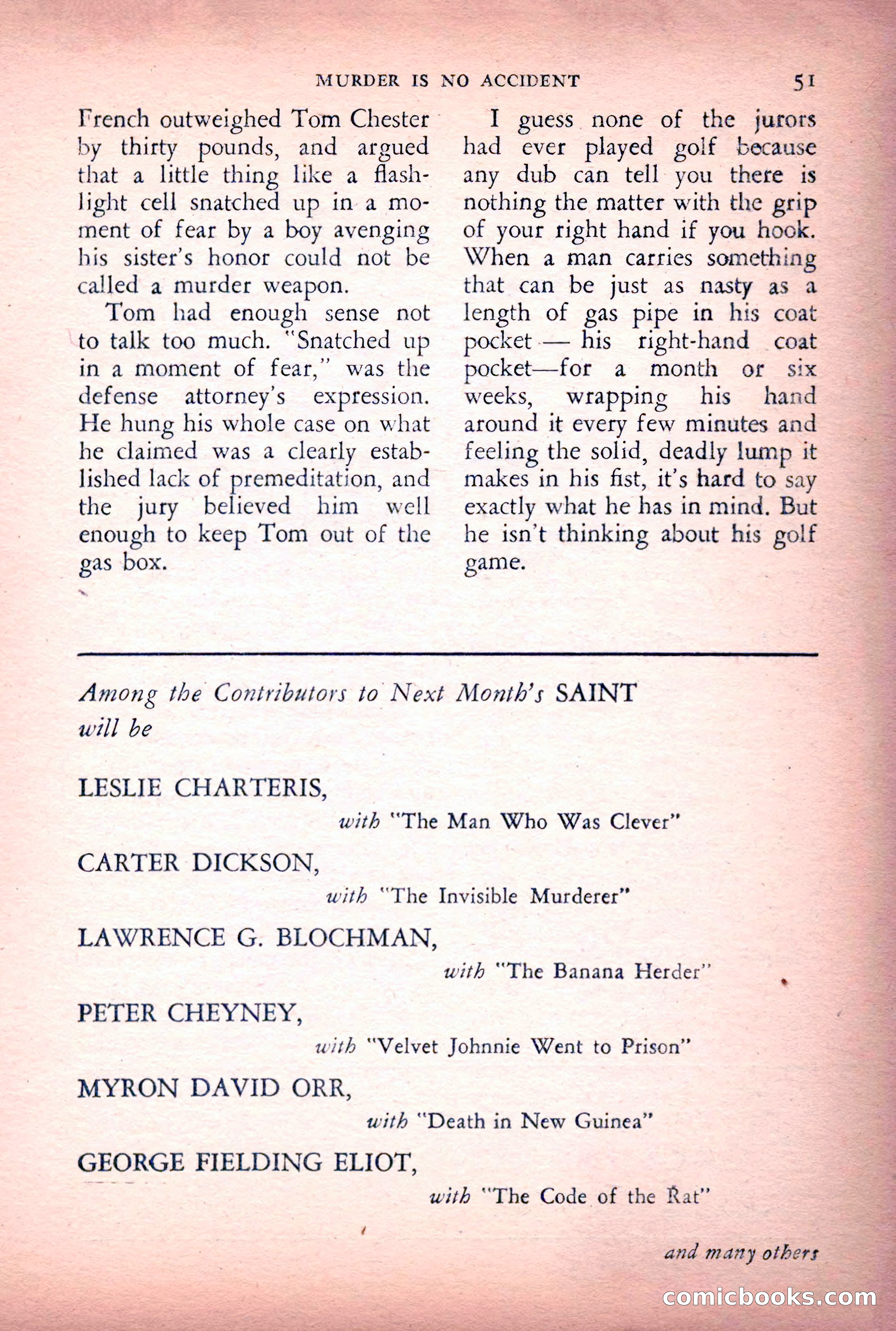 The Saint Detective Magazine, June 1956 — page 53 of 148