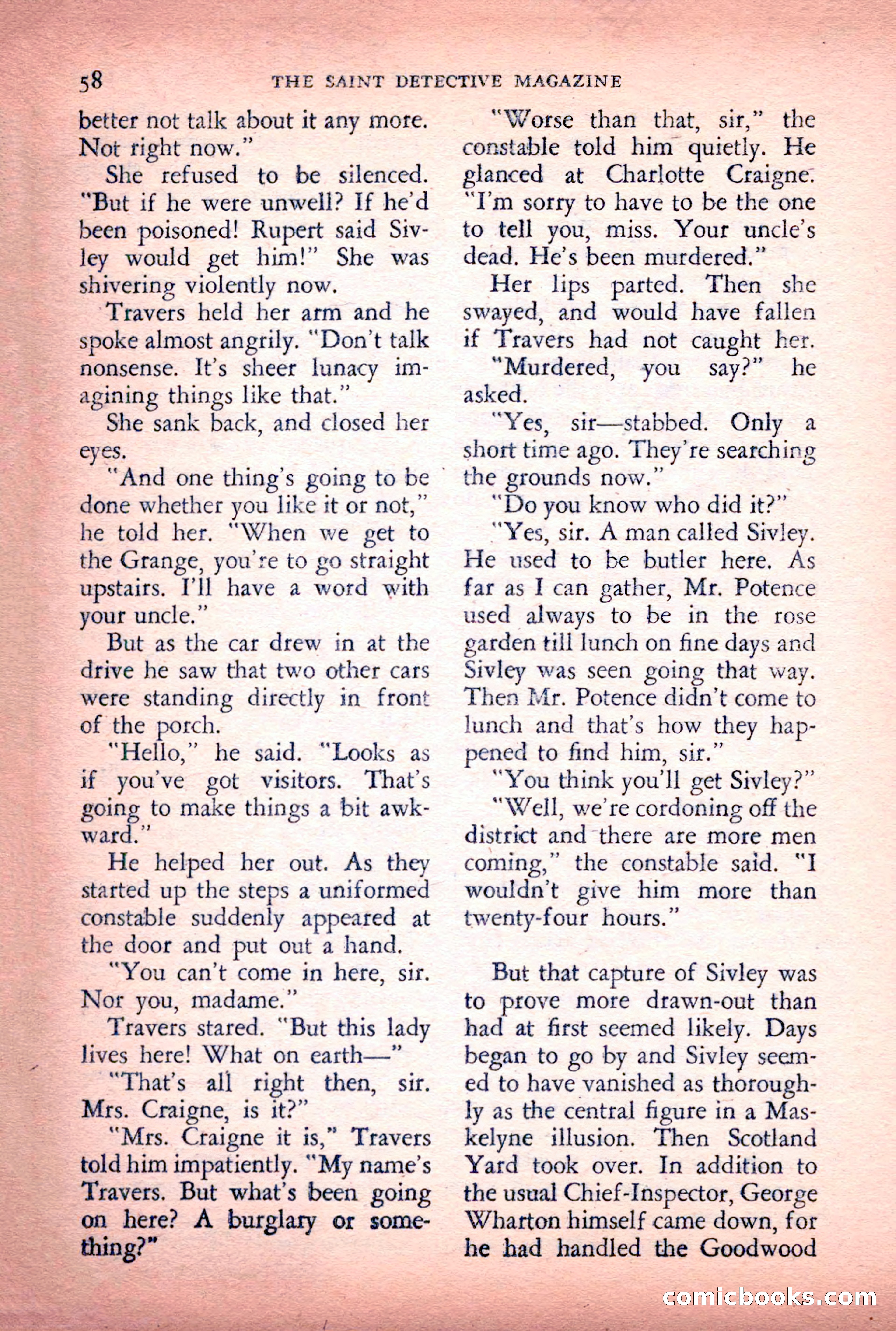 The Saint Detective Magazine, June 1956 — page 60 of 148
