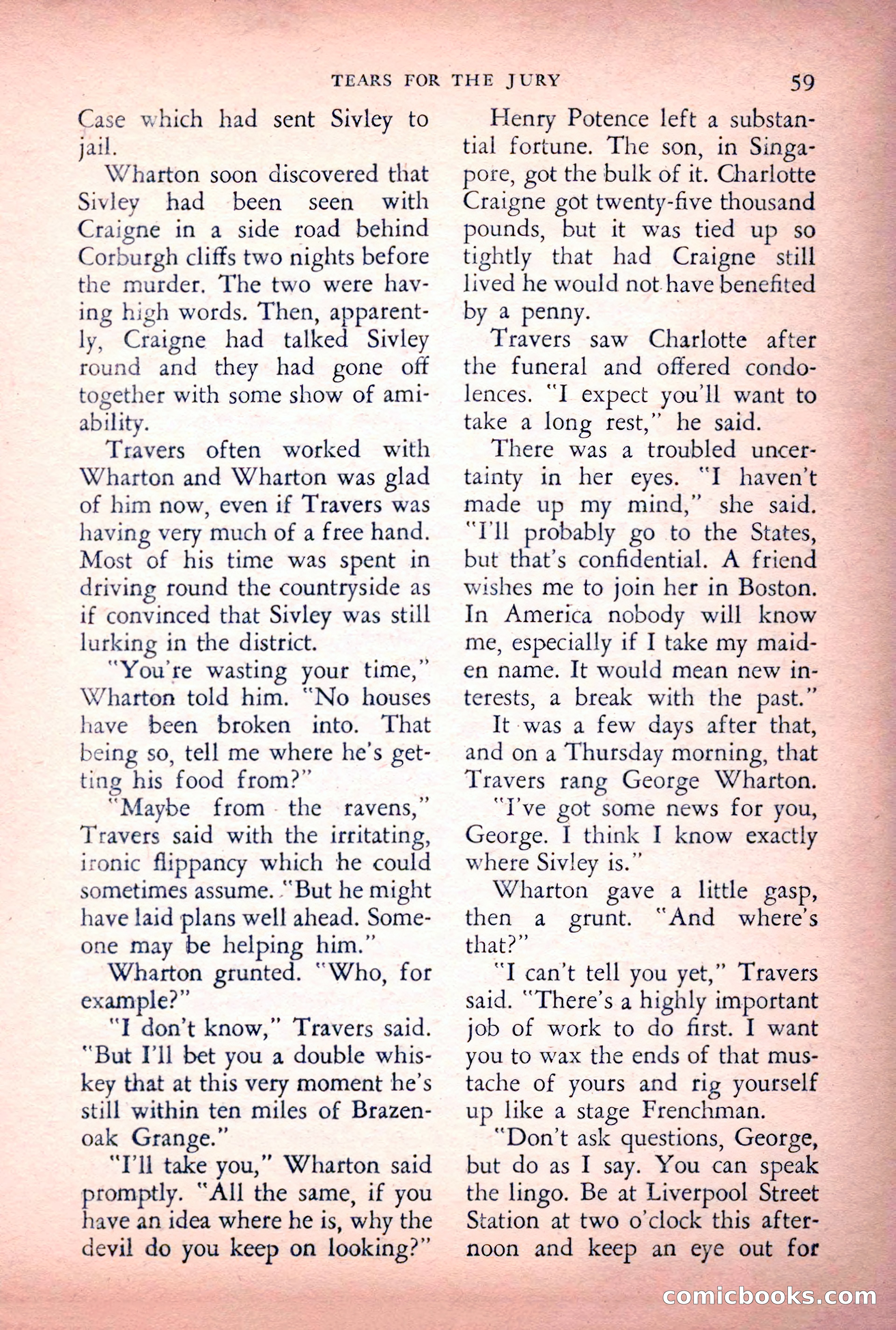 The Saint Detective Magazine, June 1956 — page 61 of 148