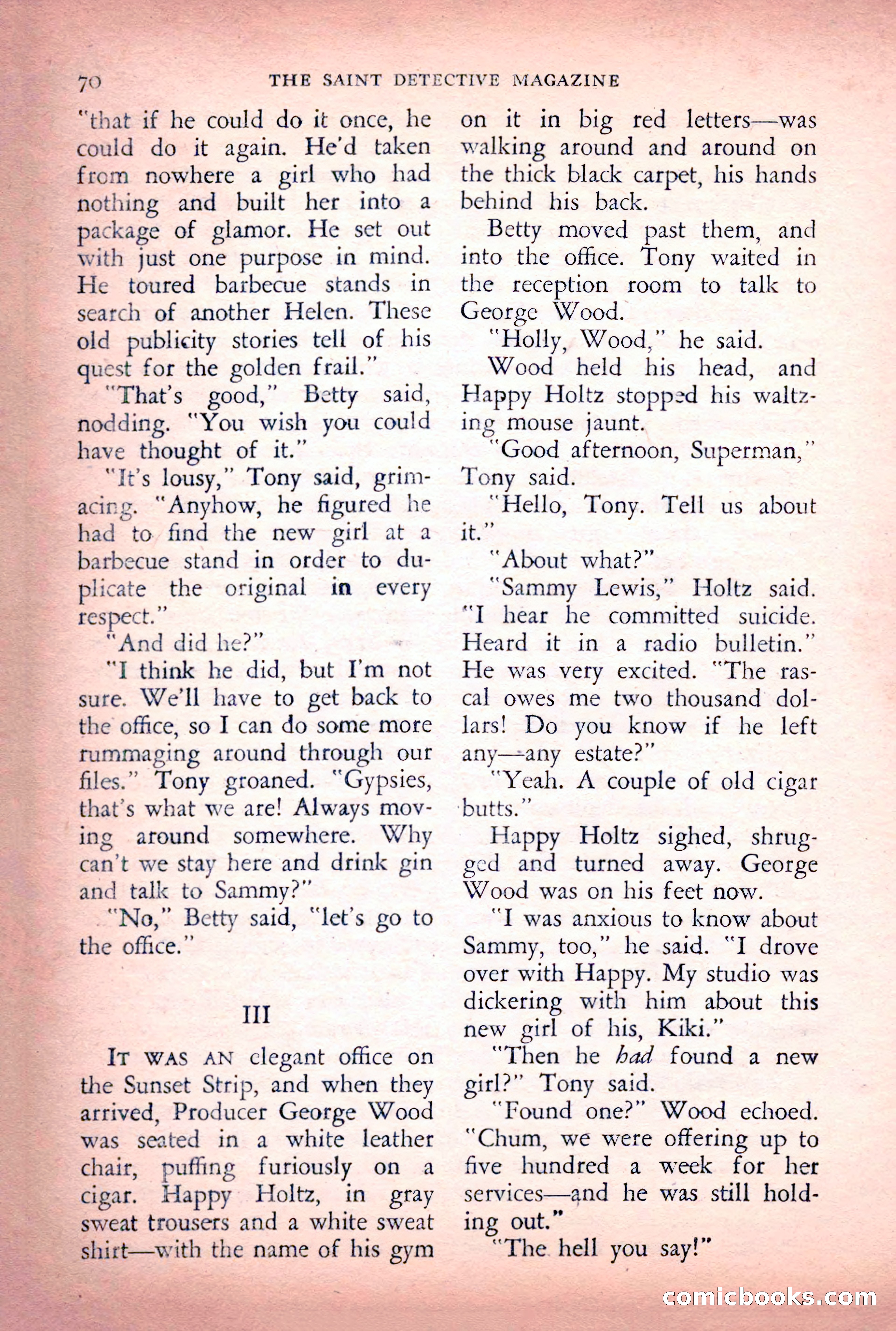The Saint Detective Magazine, June 1956 — page 72 of 148