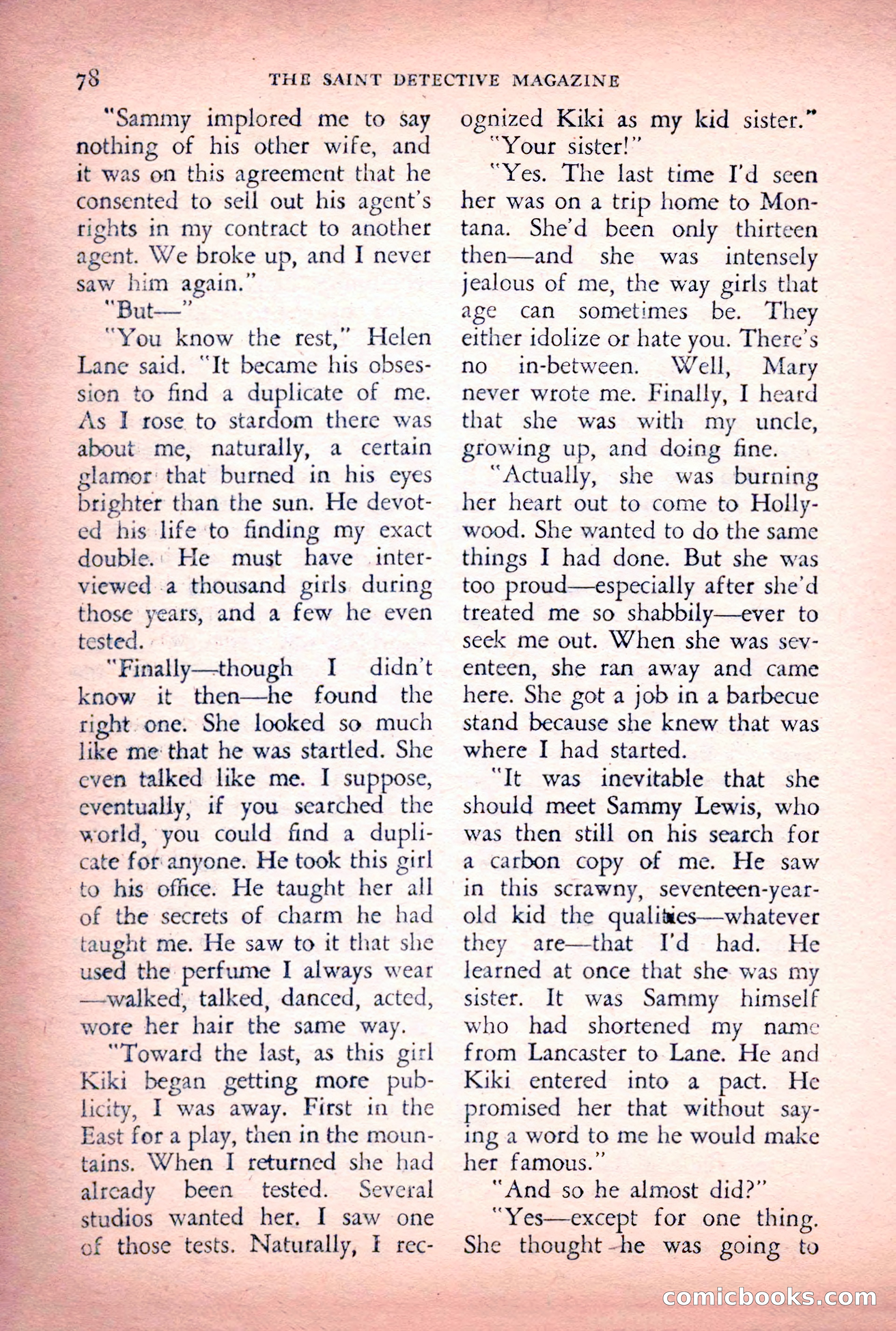 The Saint Detective Magazine, June 1956 — page 80 of 148