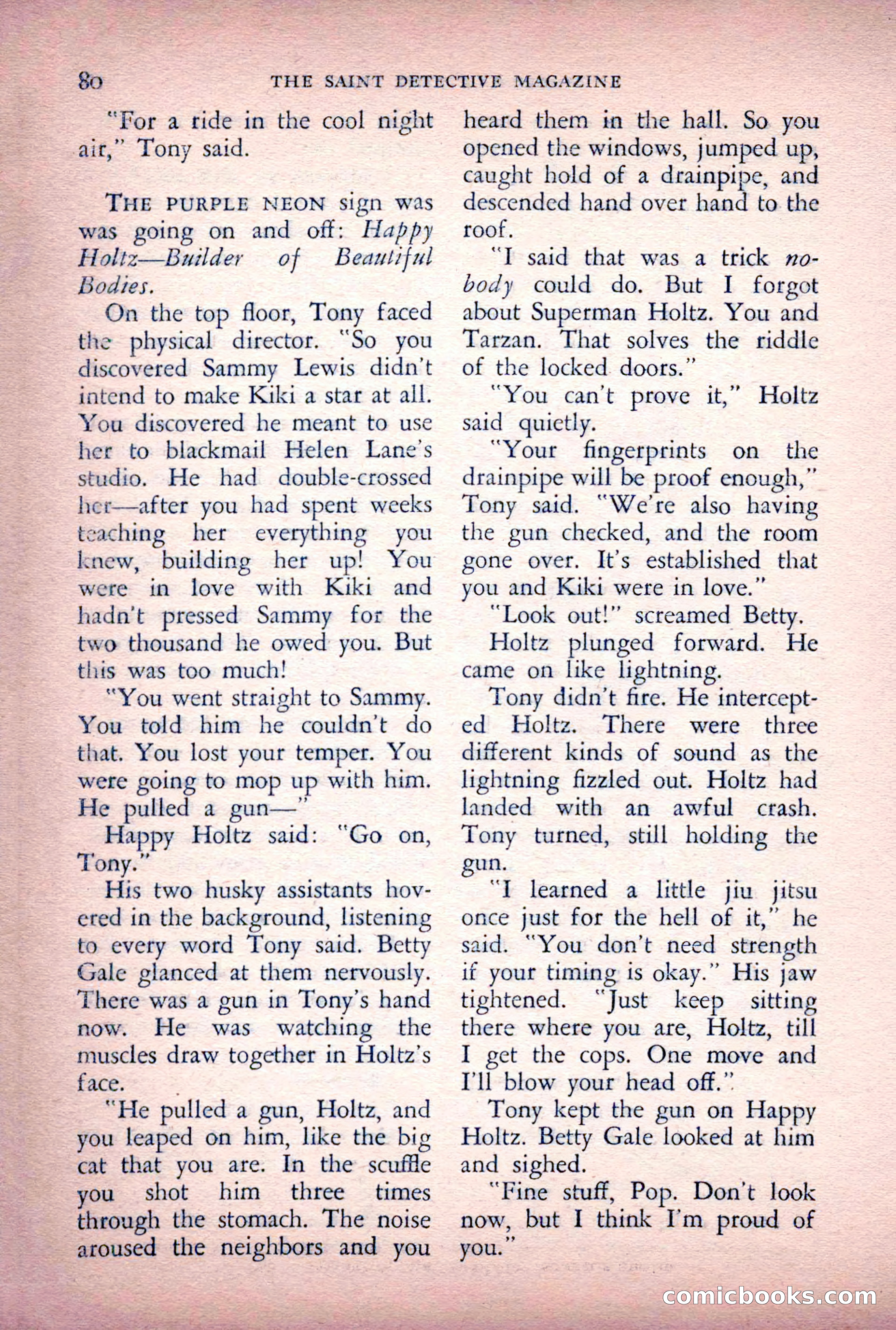 The Saint Detective Magazine, June 1956 — page 82 of 148