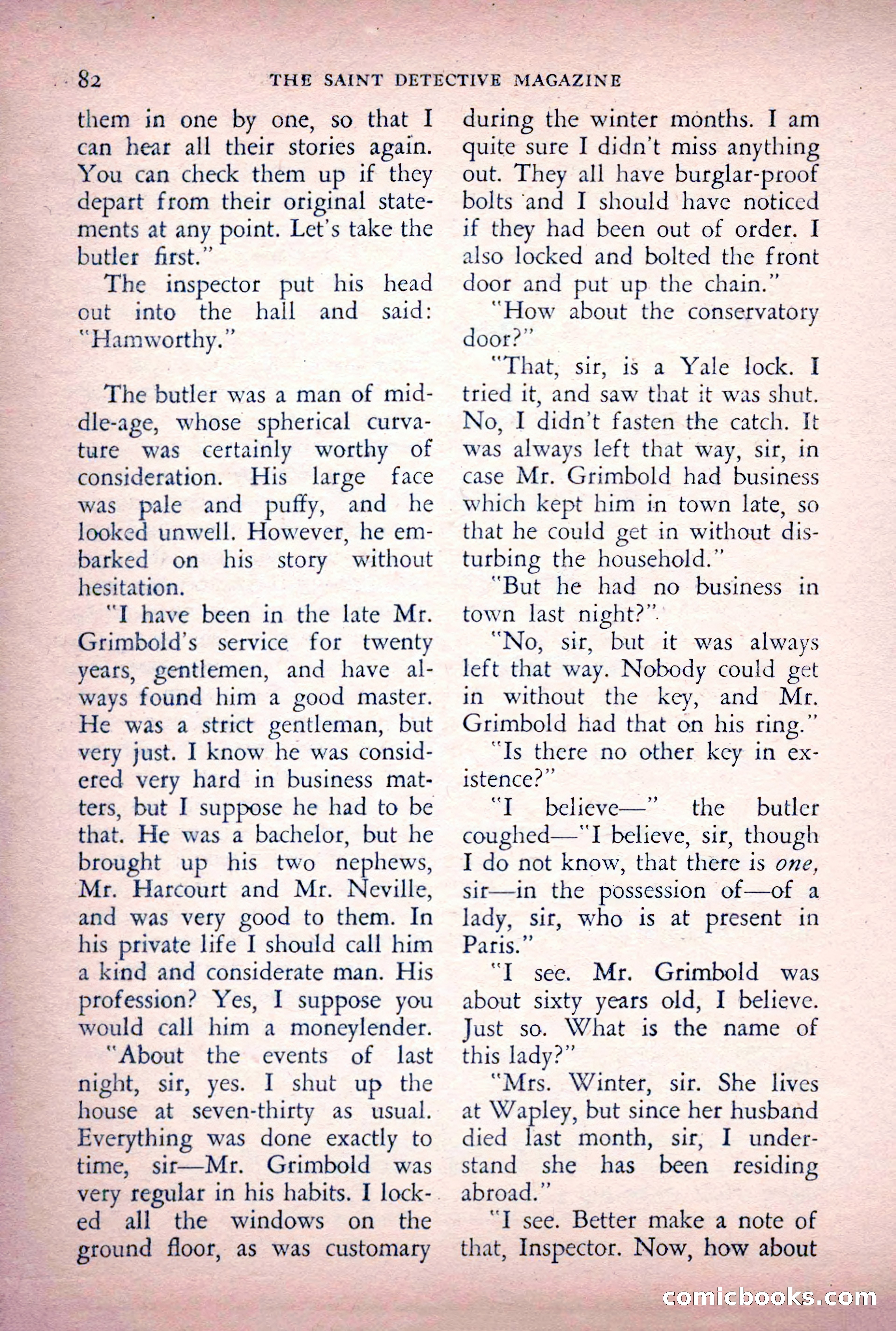 The Saint Detective Magazine, June 1956 — page 84 of 148