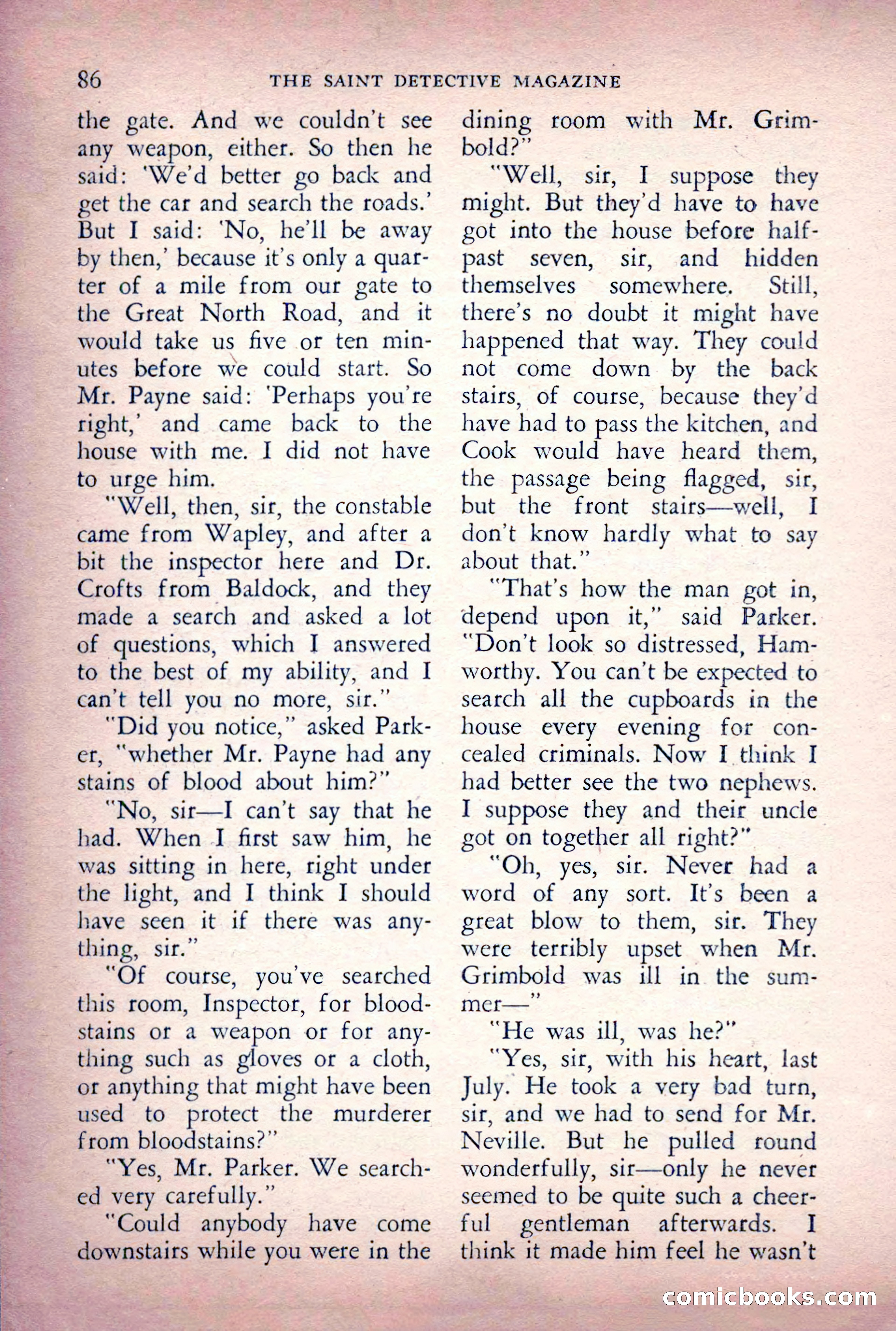 The Saint Detective Magazine, June 1956 — page 88 of 148