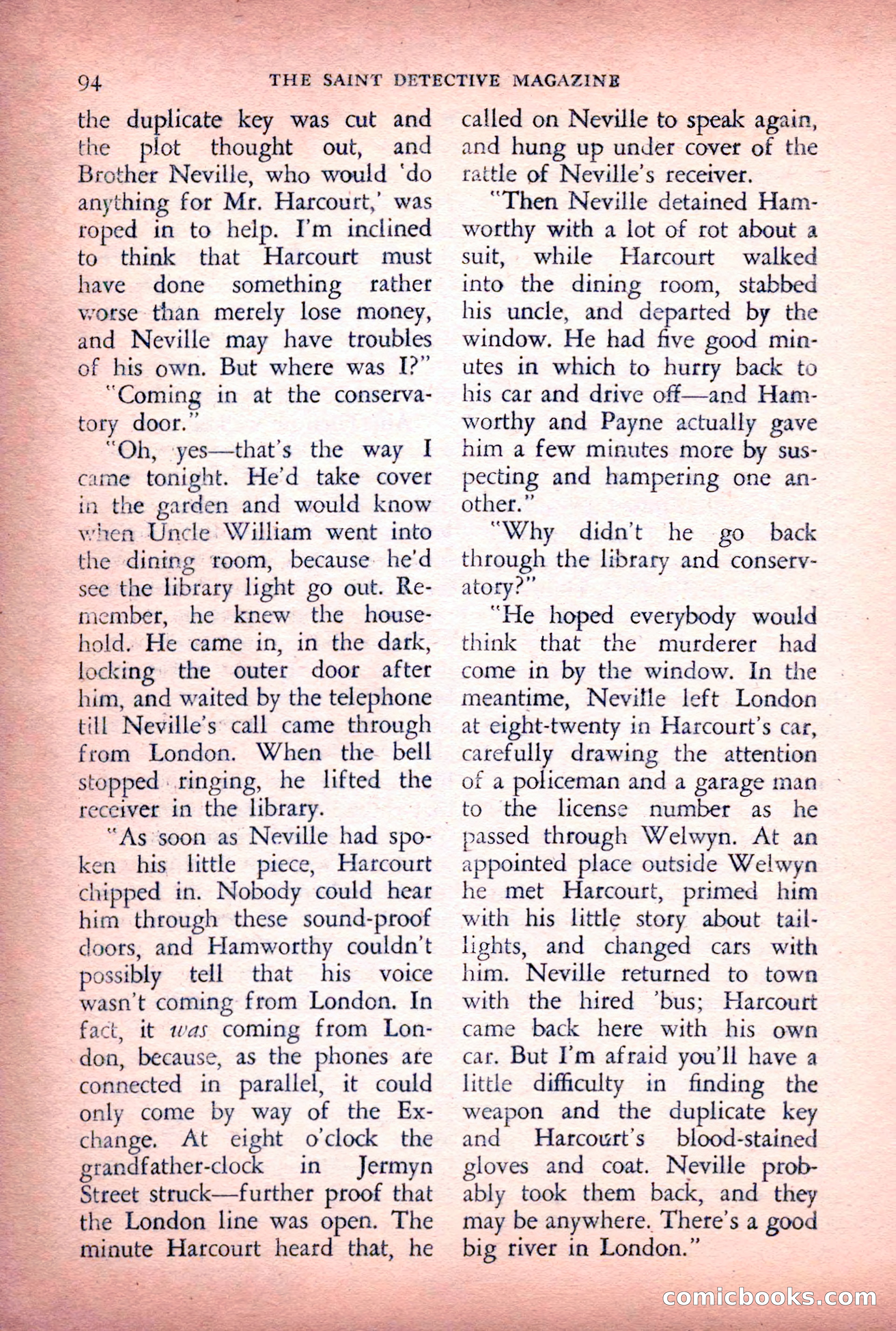 The Saint Detective Magazine, June 1956 — page 96 of 148