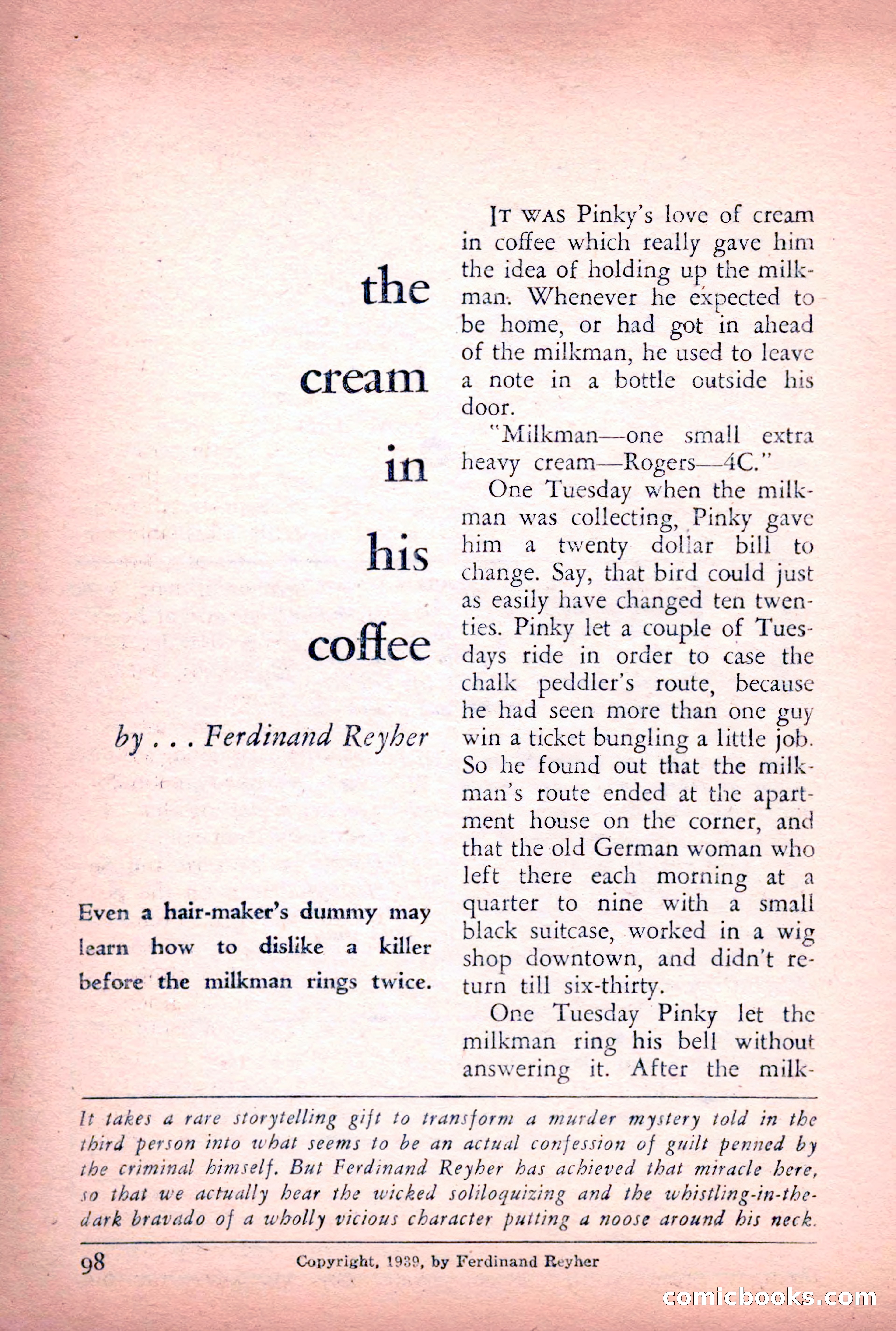 The Saint Detective Magazine, June 1956 — page 100 of 148