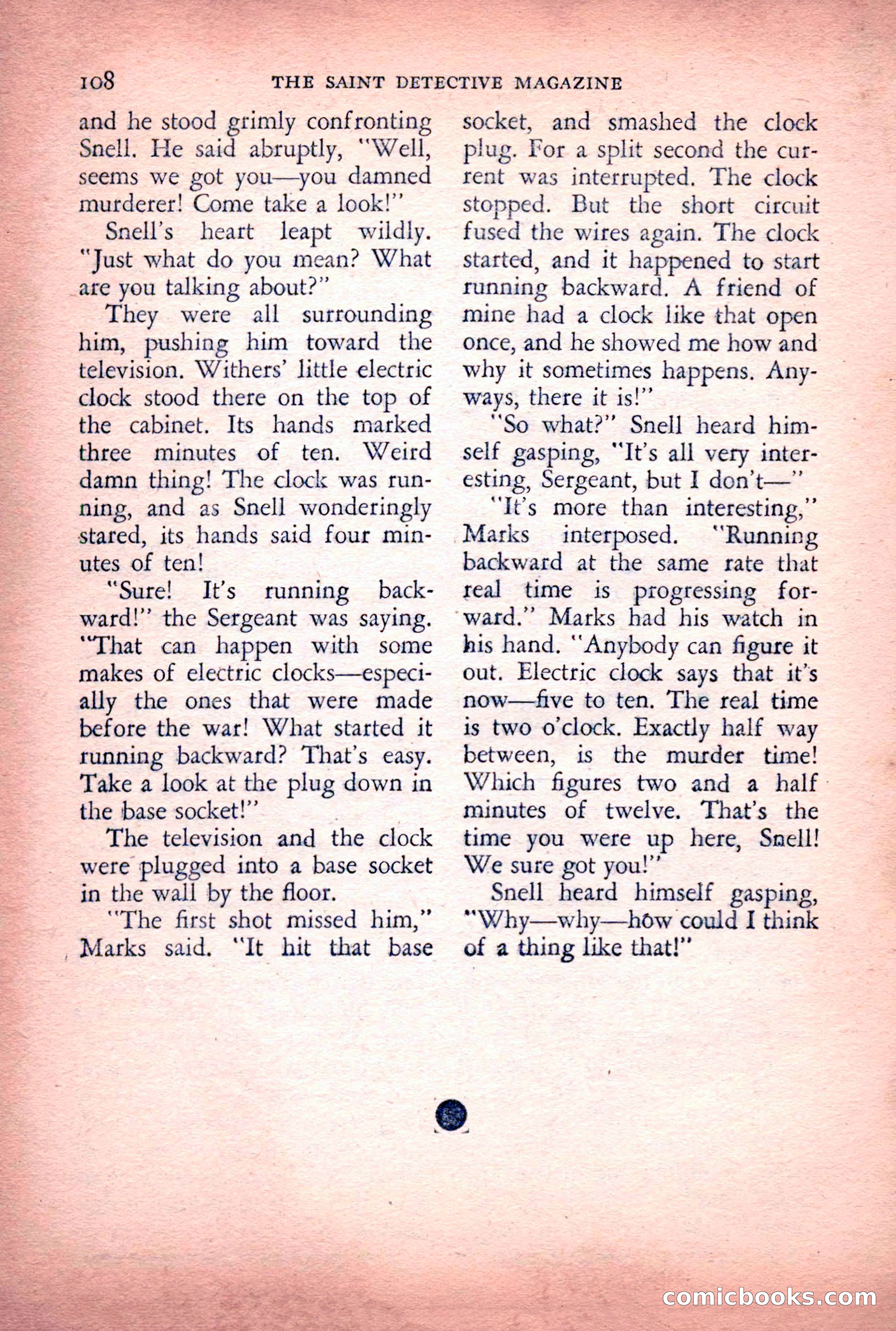 The Saint Detective Magazine, June 1956 — page 110 of 148